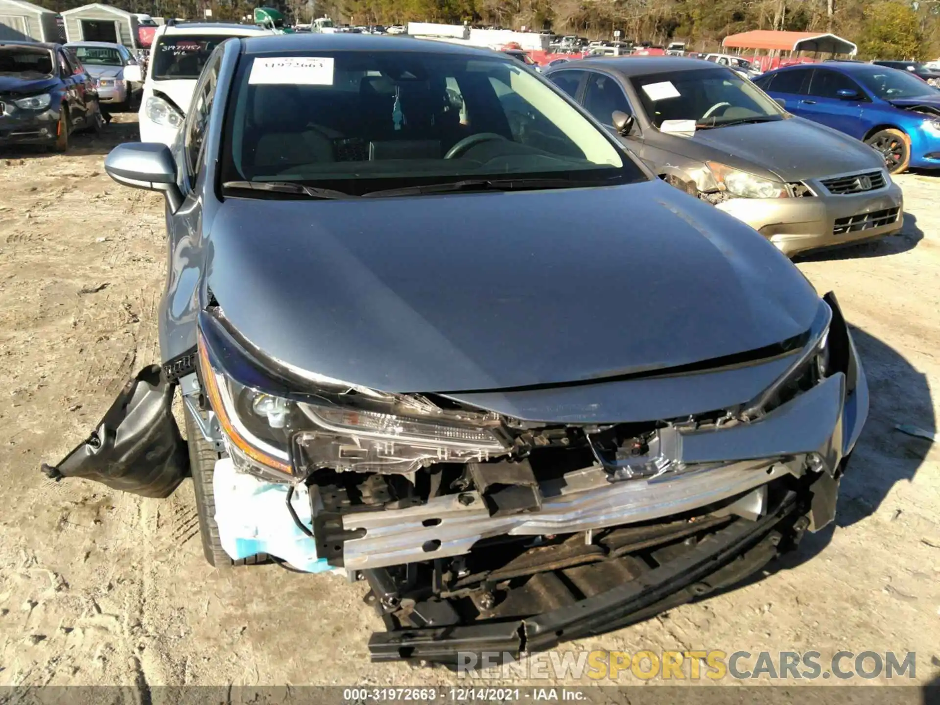 6 Photograph of a damaged car 5YFEPMAE1MP156322 TOYOTA COROLLA 2021