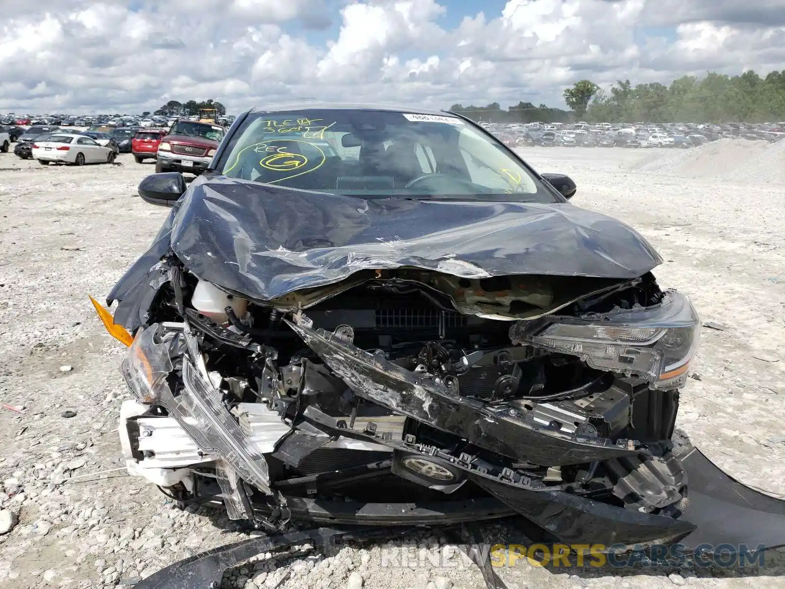 9 Photograph of a damaged car 5YFEPMAE1MP157437 TOYOTA COROLLA 2021