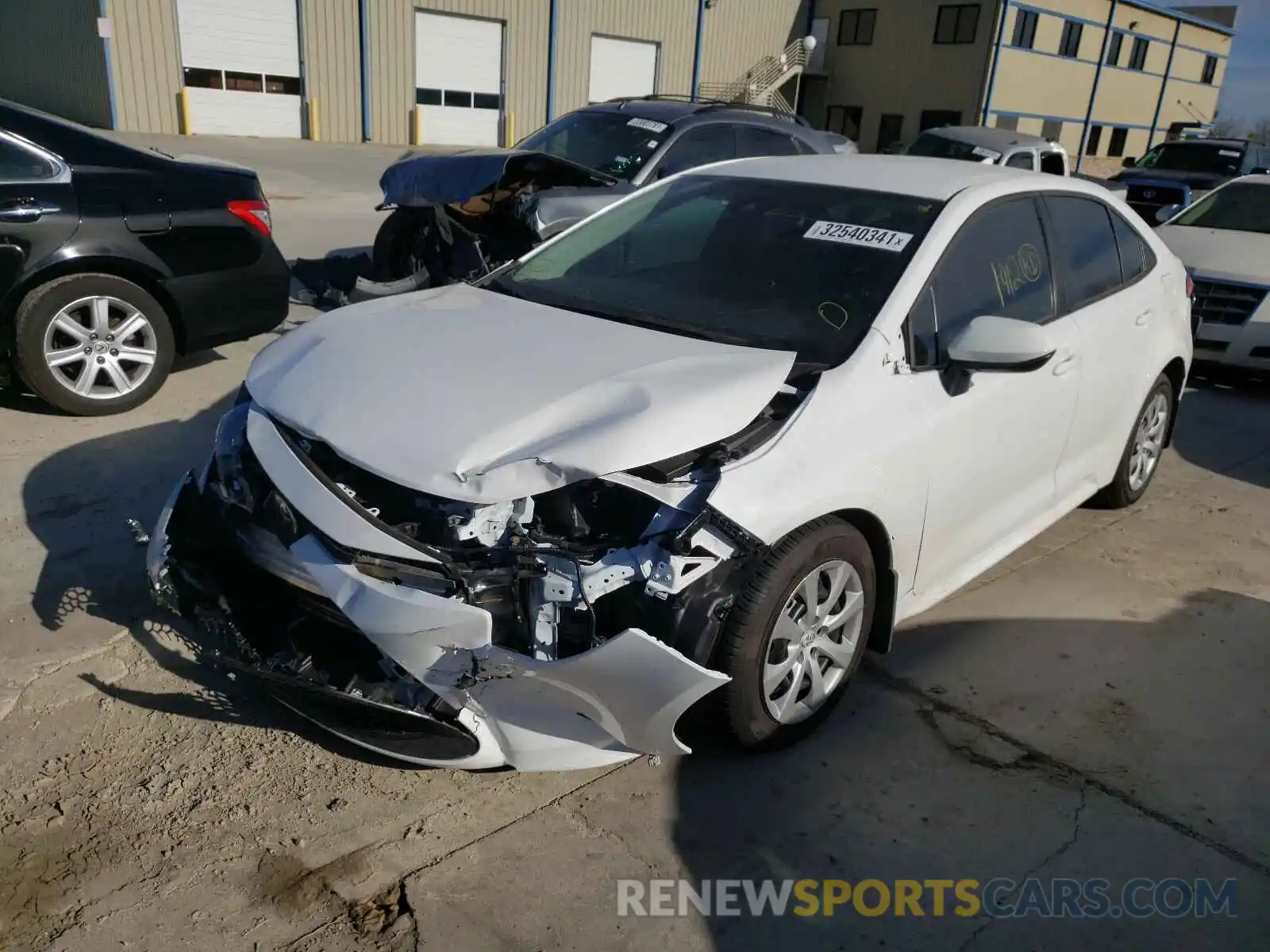 2 Photograph of a damaged car 5YFEPMAE1MP157602 TOYOTA COROLLA 2021