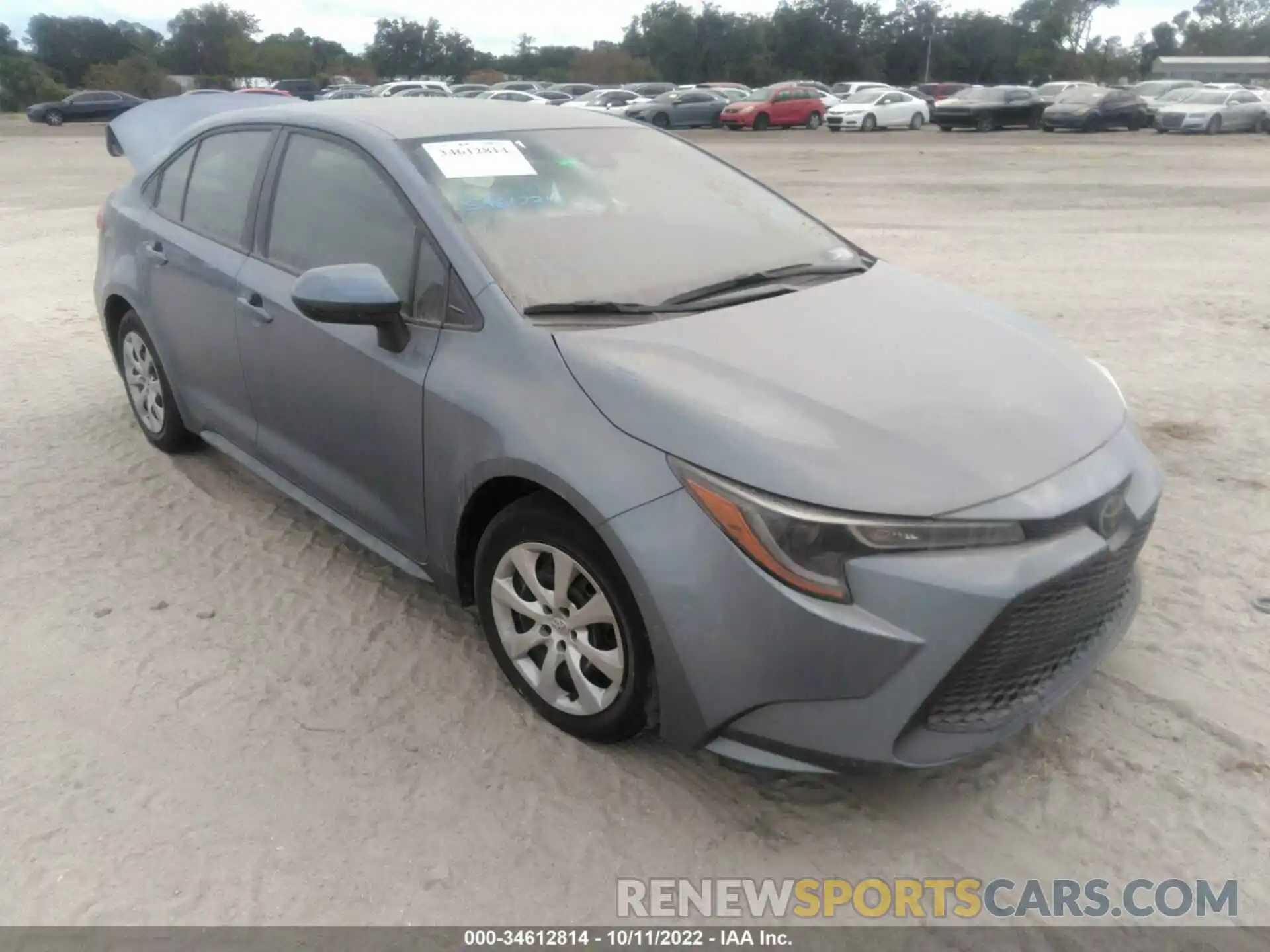 1 Photograph of a damaged car 5YFEPMAE1MP157650 TOYOTA COROLLA 2021