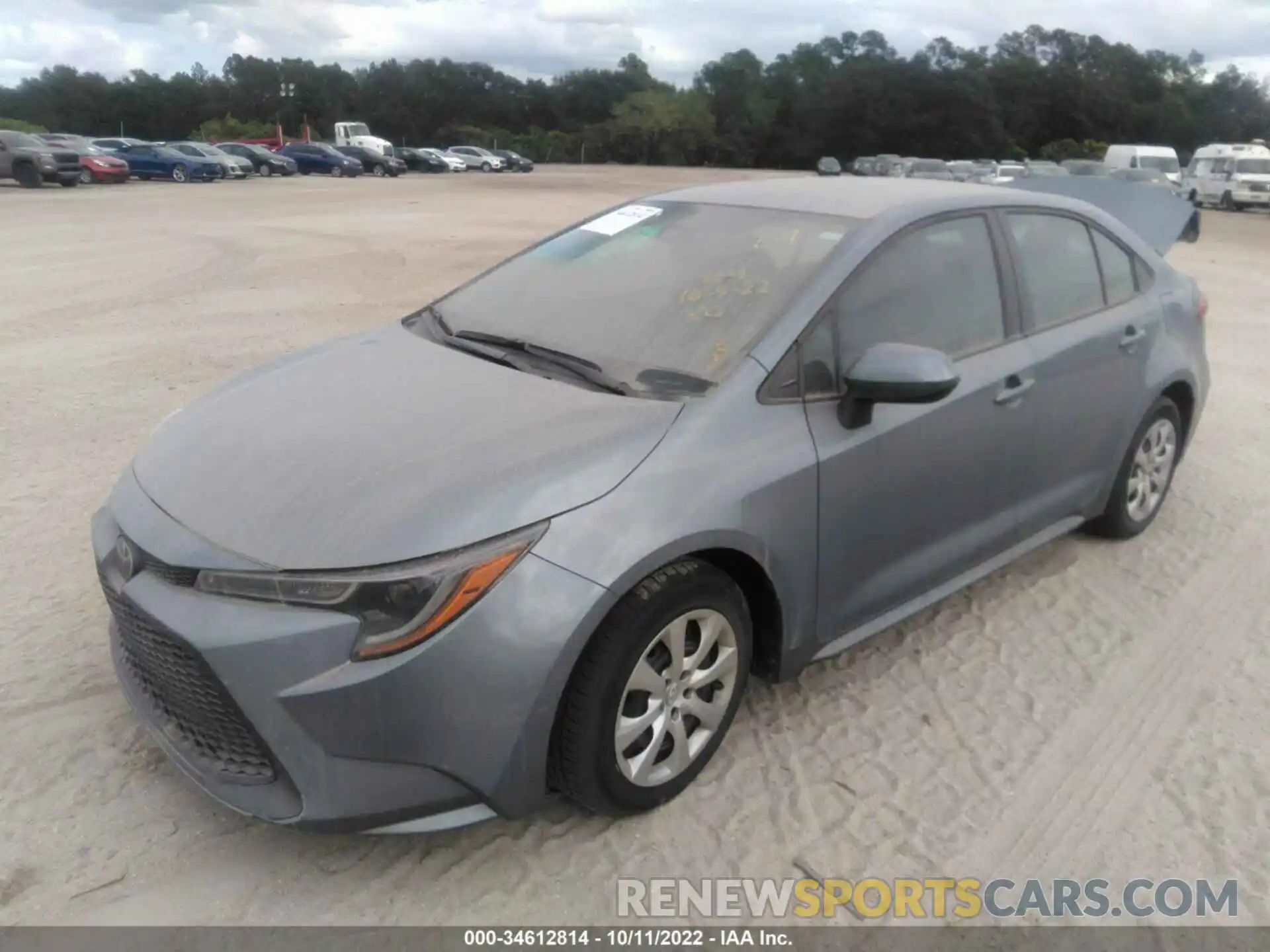 2 Photograph of a damaged car 5YFEPMAE1MP157650 TOYOTA COROLLA 2021