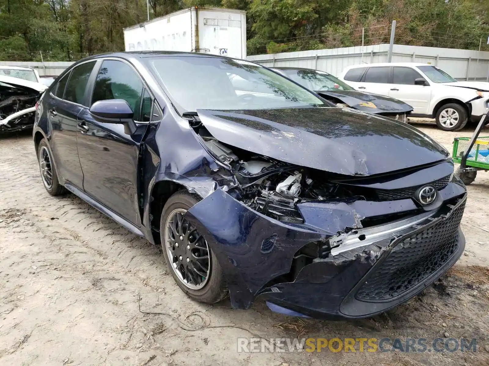 1 Фотография поврежденного автомобиля 5YFEPMAE1MP157891 TOYOTA COROLLA 2021