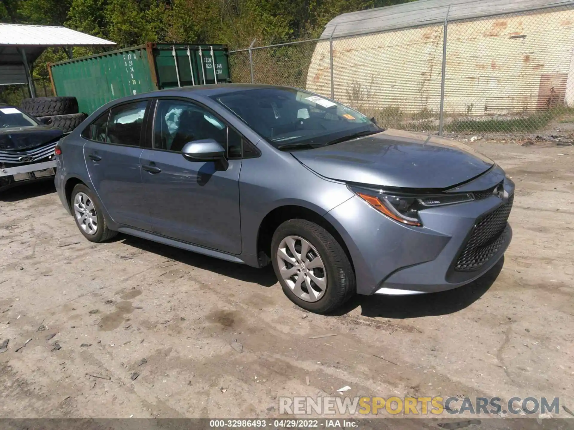 1 Photograph of a damaged car 5YFEPMAE1MP158751 TOYOTA COROLLA 2021