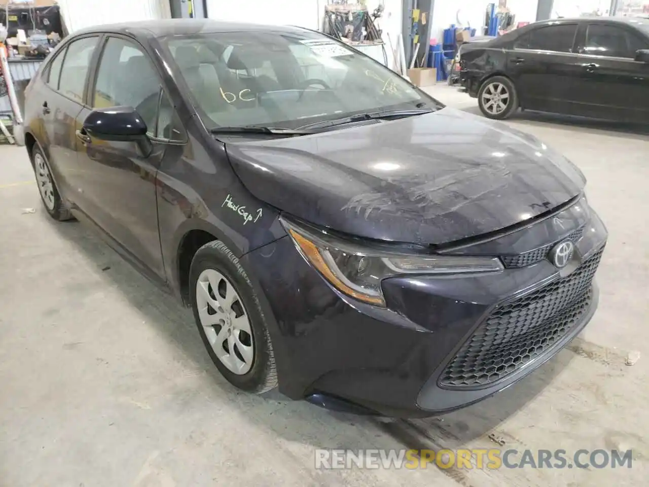 1 Photograph of a damaged car 5YFEPMAE1MP159799 TOYOTA COROLLA 2021