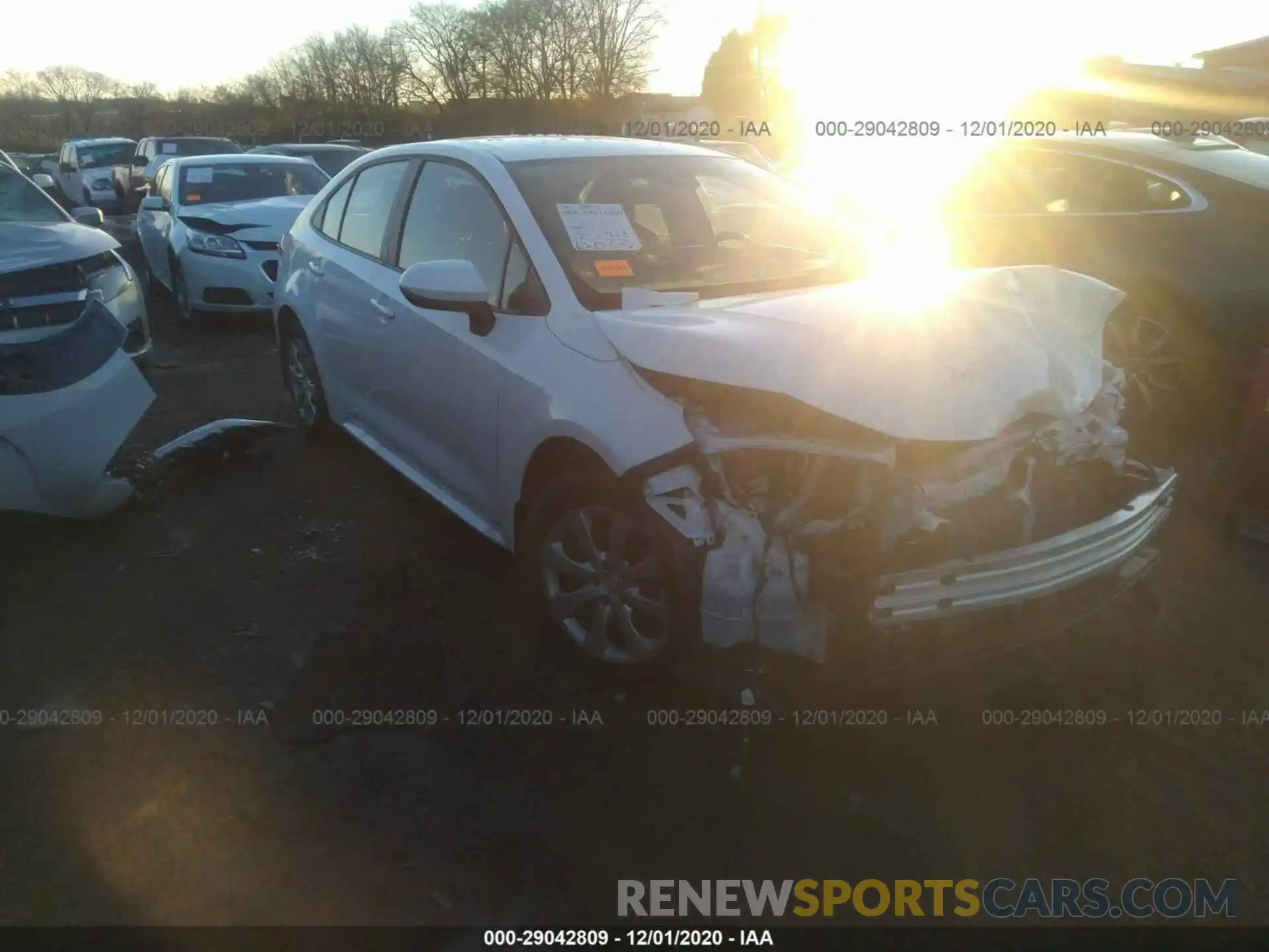 1 Photograph of a damaged car 5YFEPMAE1MP161844 TOYOTA COROLLA 2021