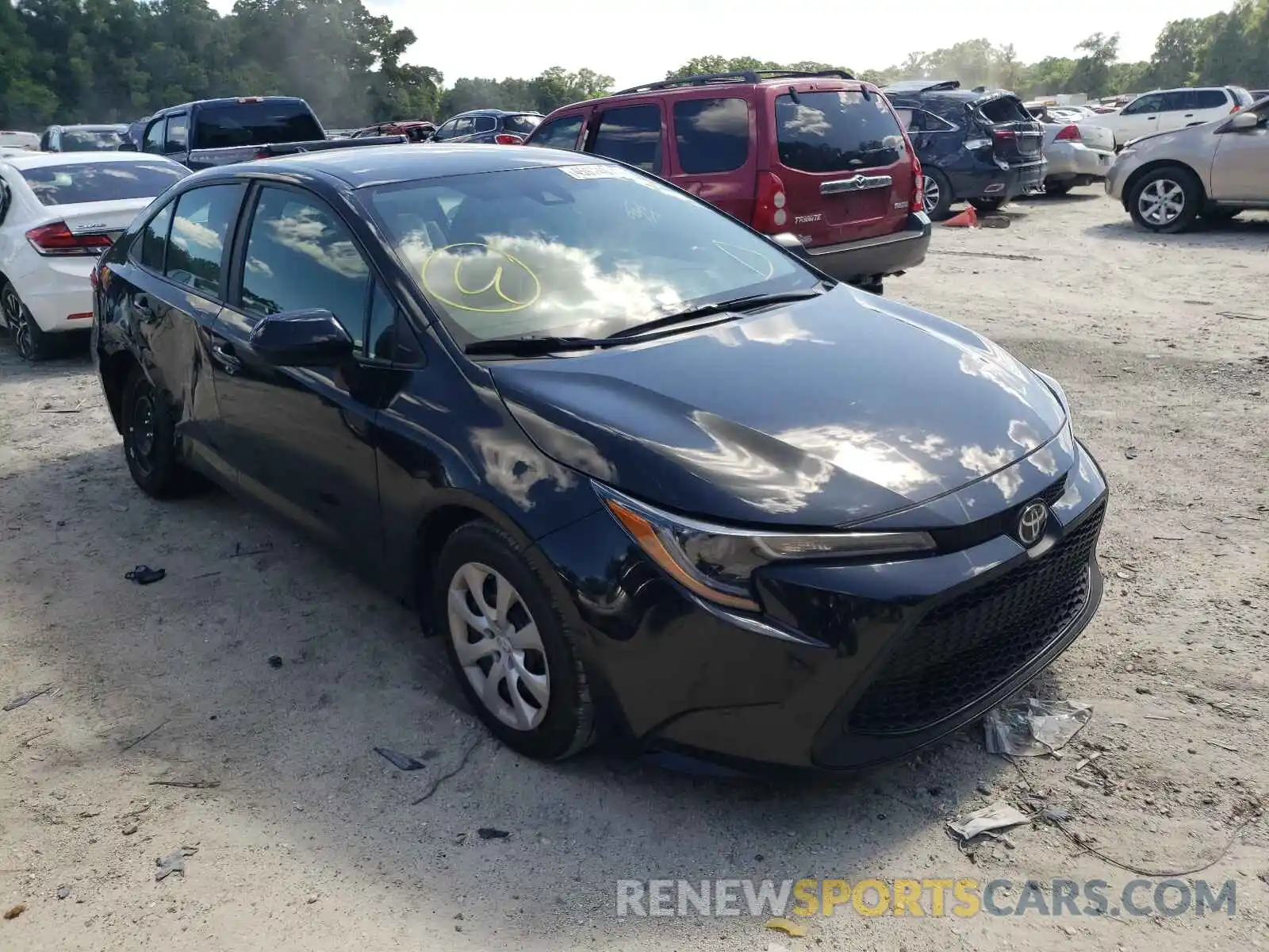 1 Photograph of a damaged car 5YFEPMAE1MP163528 TOYOTA COROLLA 2021