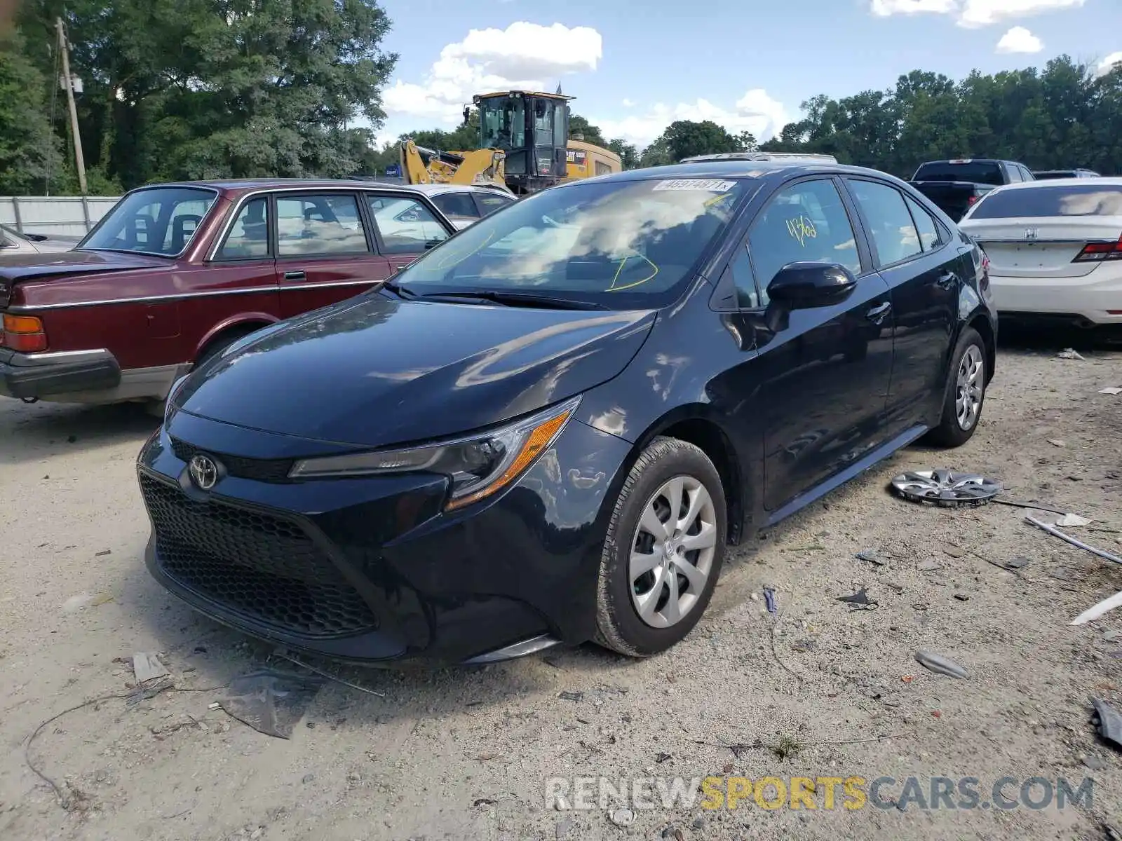 2 Photograph of a damaged car 5YFEPMAE1MP163528 TOYOTA COROLLA 2021