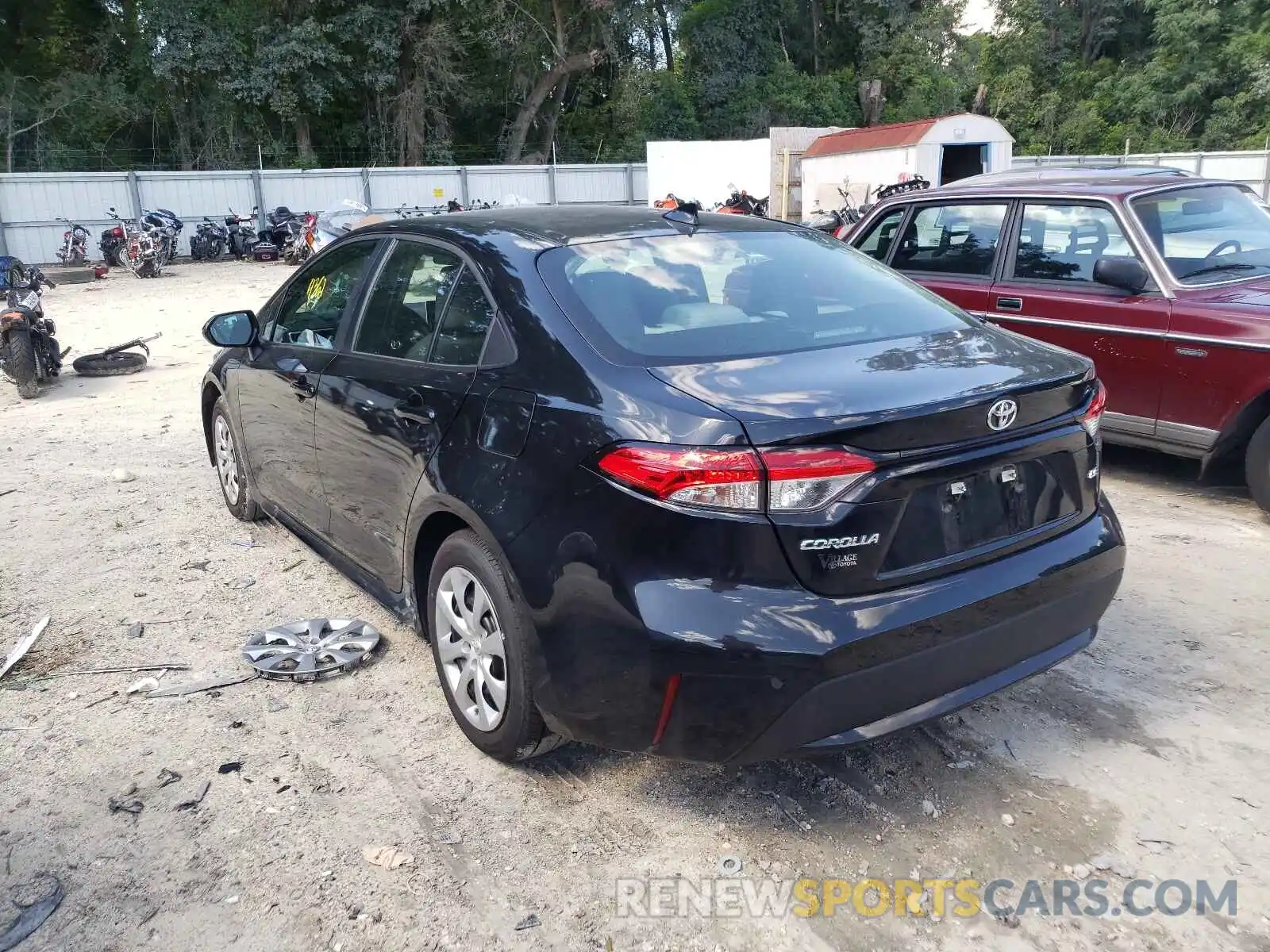 3 Photograph of a damaged car 5YFEPMAE1MP163528 TOYOTA COROLLA 2021