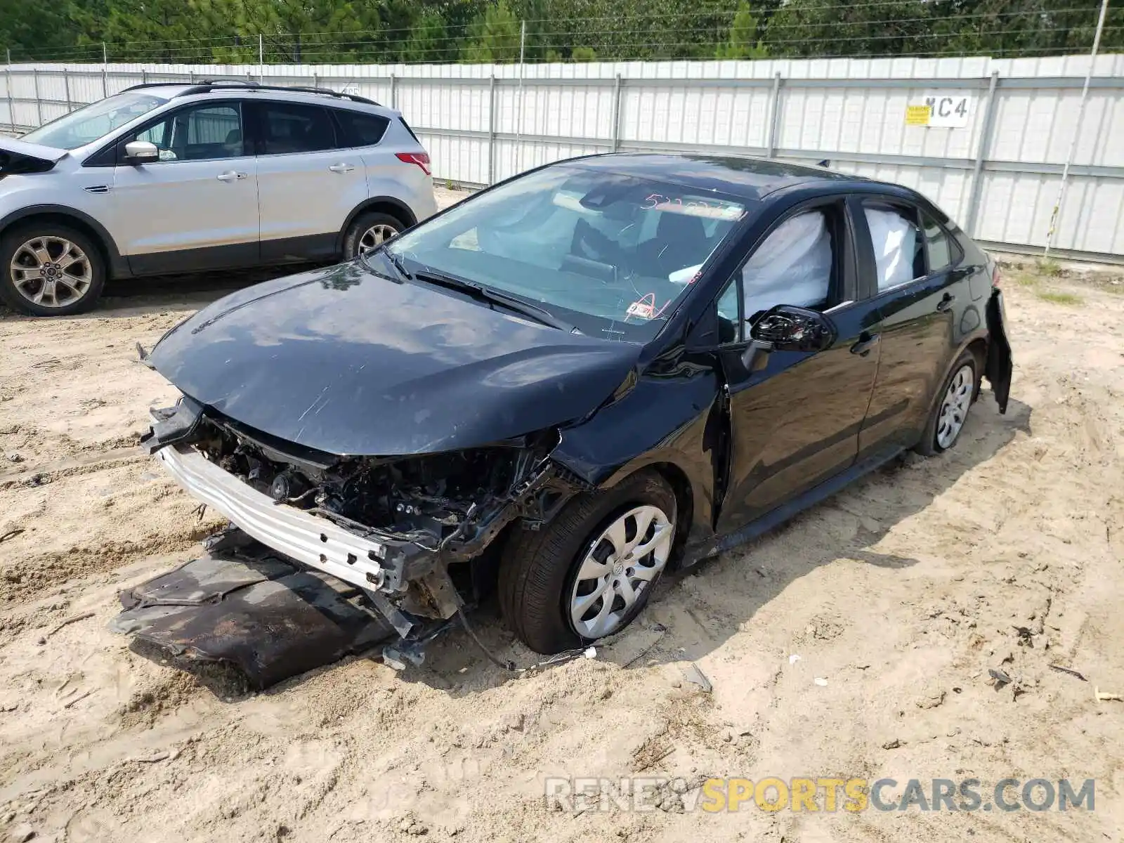 2 Photograph of a damaged car 5YFEPMAE1MP163917 TOYOTA COROLLA 2021