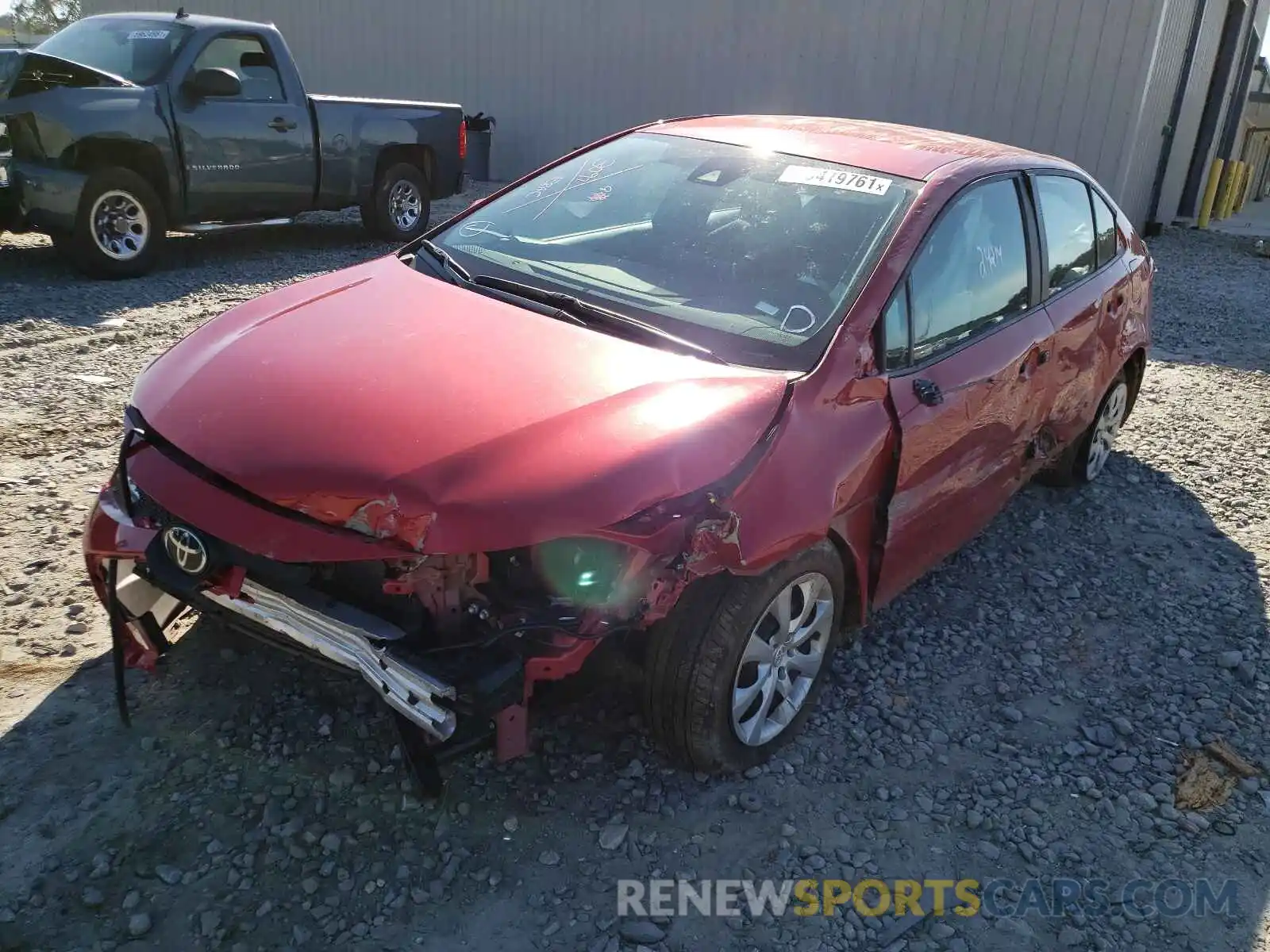 2 Photograph of a damaged car 5YFEPMAE1MP164548 TOYOTA COROLLA 2021