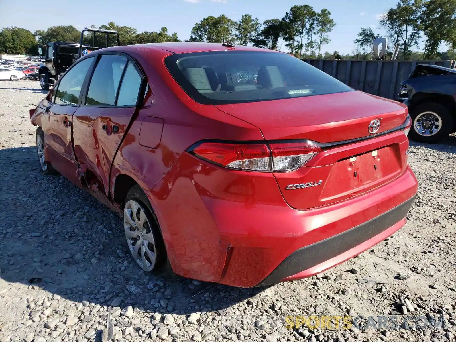 3 Photograph of a damaged car 5YFEPMAE1MP164548 TOYOTA COROLLA 2021