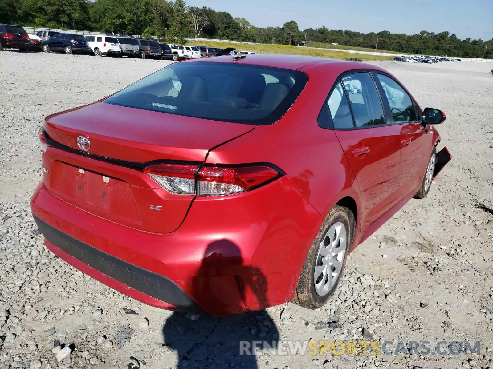 4 Photograph of a damaged car 5YFEPMAE1MP164548 TOYOTA COROLLA 2021