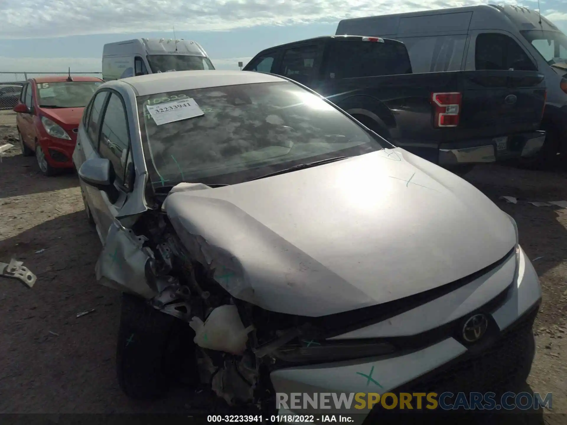 1 Photograph of a damaged car 5YFEPMAE1MP164727 TOYOTA COROLLA 2021