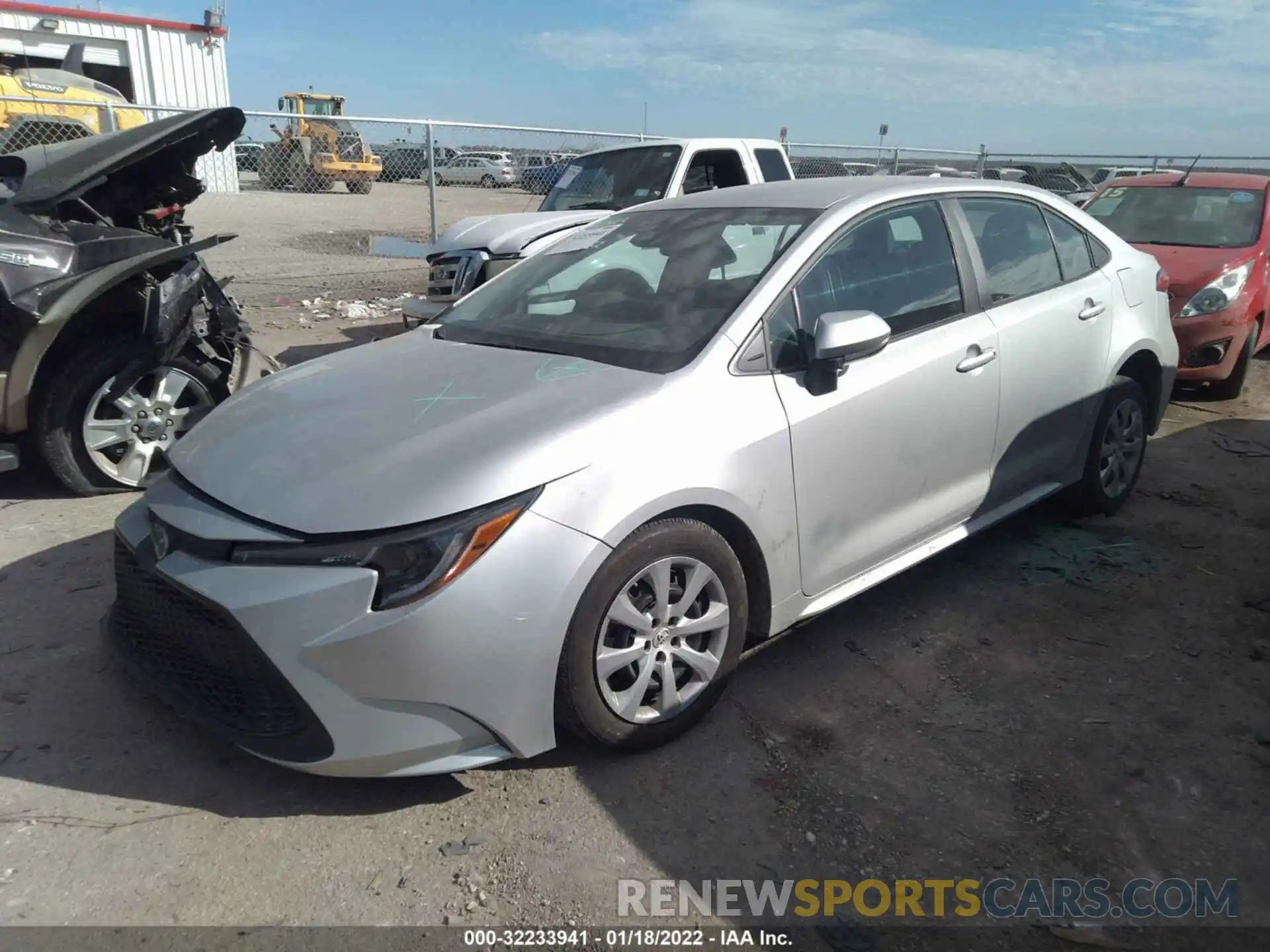 2 Photograph of a damaged car 5YFEPMAE1MP164727 TOYOTA COROLLA 2021