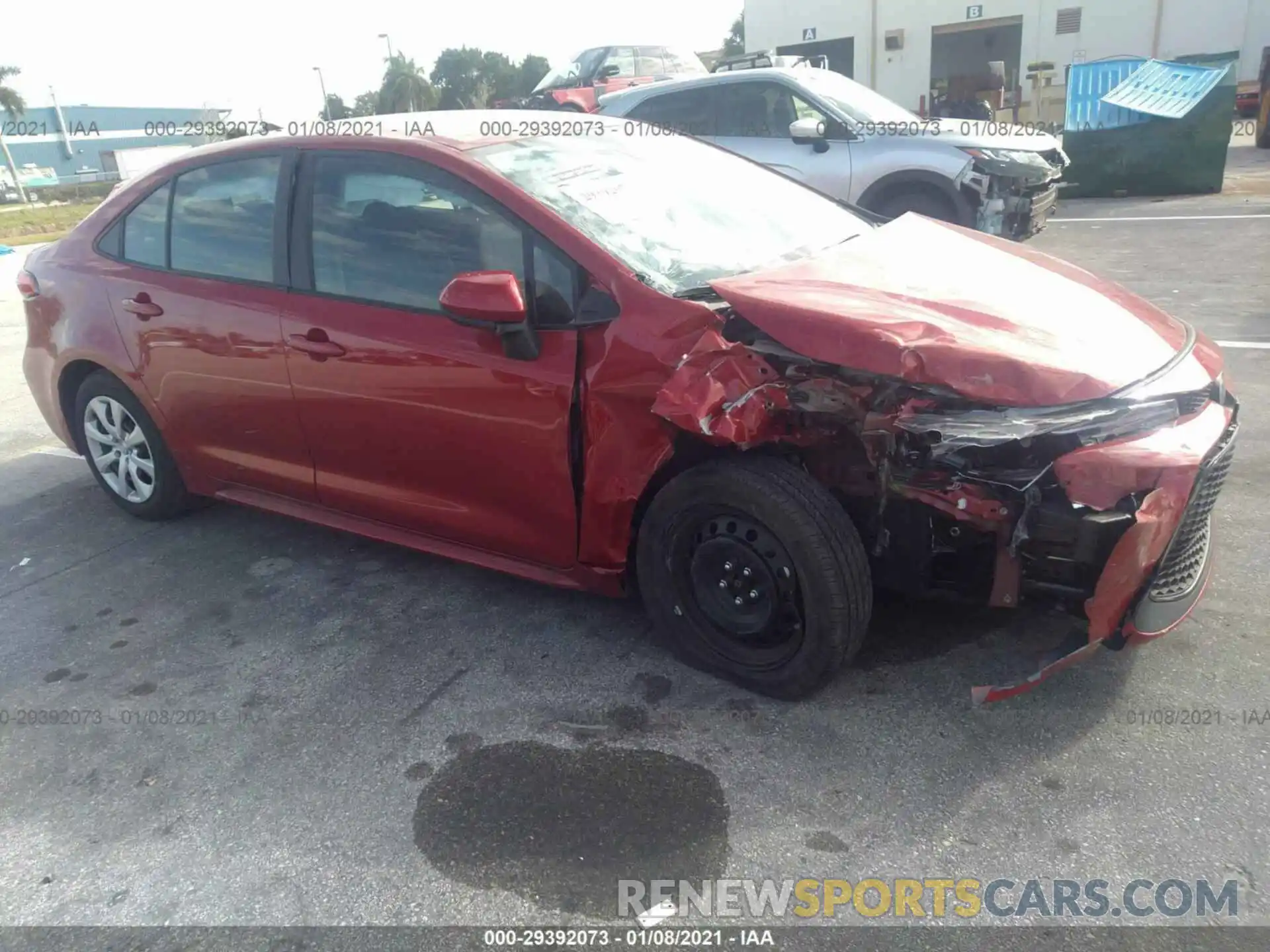 6 Photograph of a damaged car 5YFEPMAE1MP165389 TOYOTA COROLLA 2021