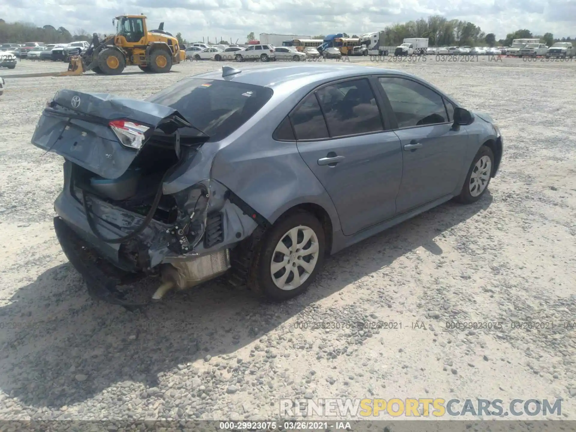 4 Photograph of a damaged car 5YFEPMAE1MP165537 TOYOTA COROLLA 2021