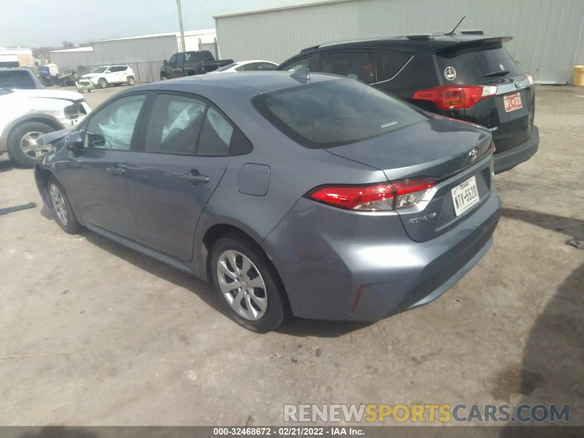 3 Photograph of a damaged car 5YFEPMAE1MP165778 TOYOTA COROLLA 2021