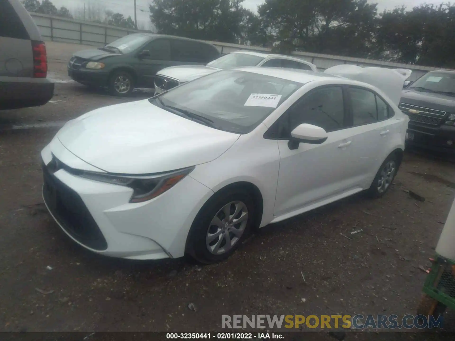 2 Photograph of a damaged car 5YFEPMAE1MP166008 TOYOTA COROLLA 2021