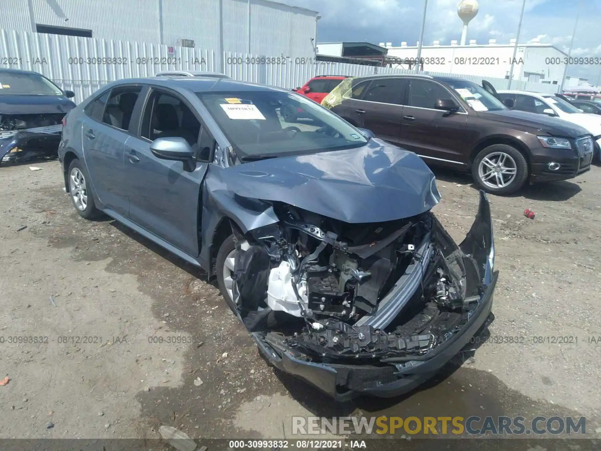 1 Photograph of a damaged car 5YFEPMAE1MP166381 TOYOTA COROLLA 2021