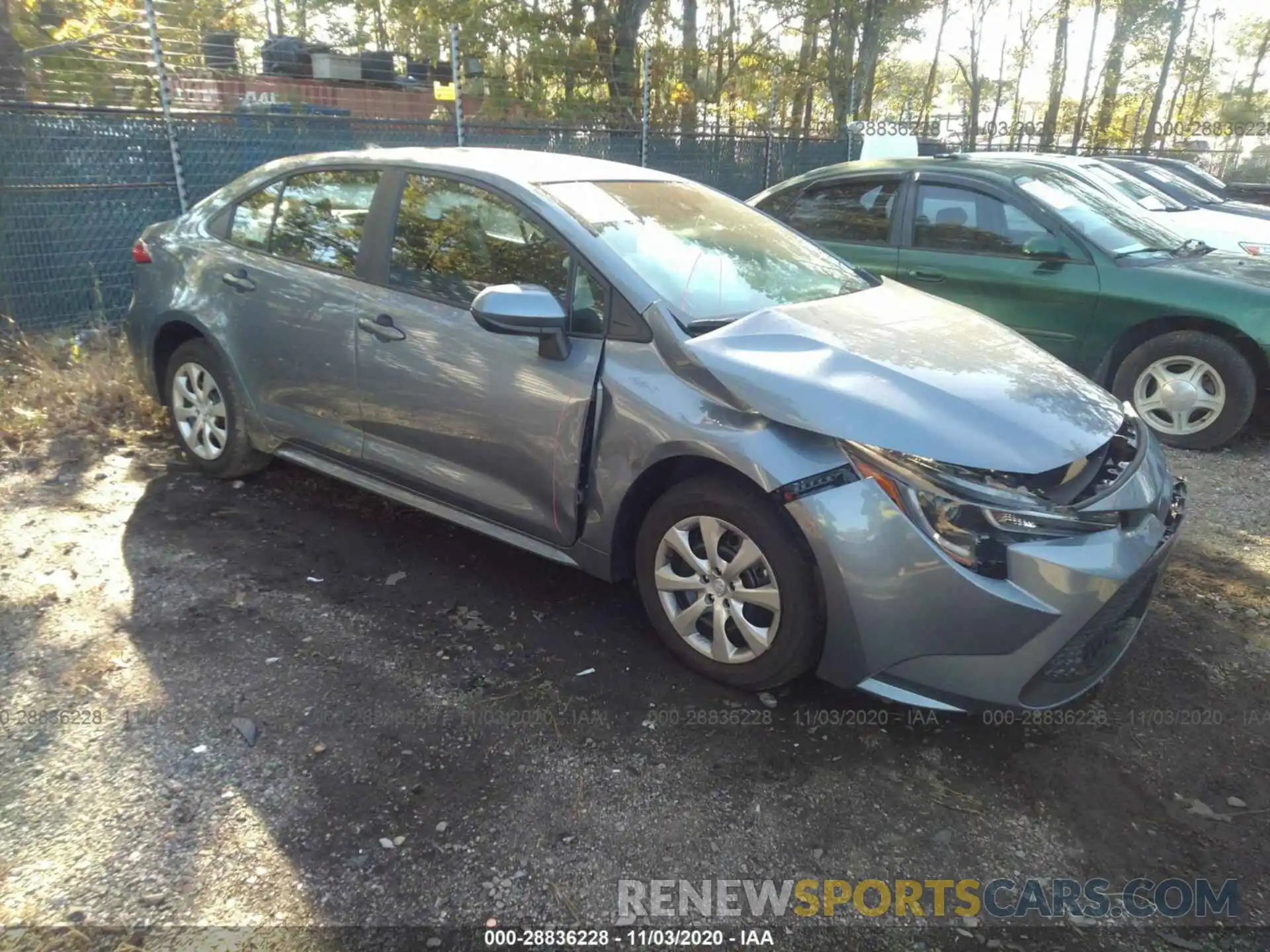 1 Photograph of a damaged car 5YFEPMAE1MP167319 TOYOTA COROLLA 2021