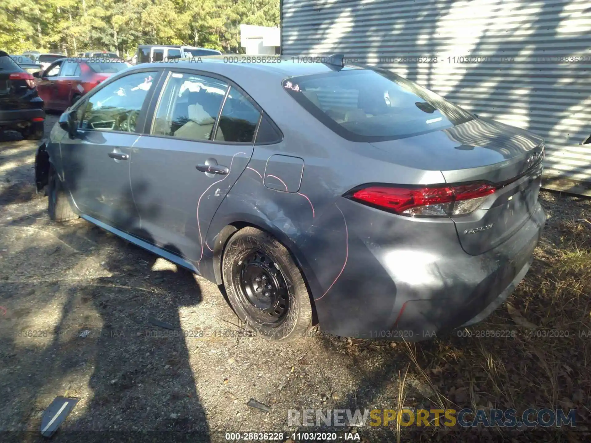 3 Photograph of a damaged car 5YFEPMAE1MP167319 TOYOTA COROLLA 2021