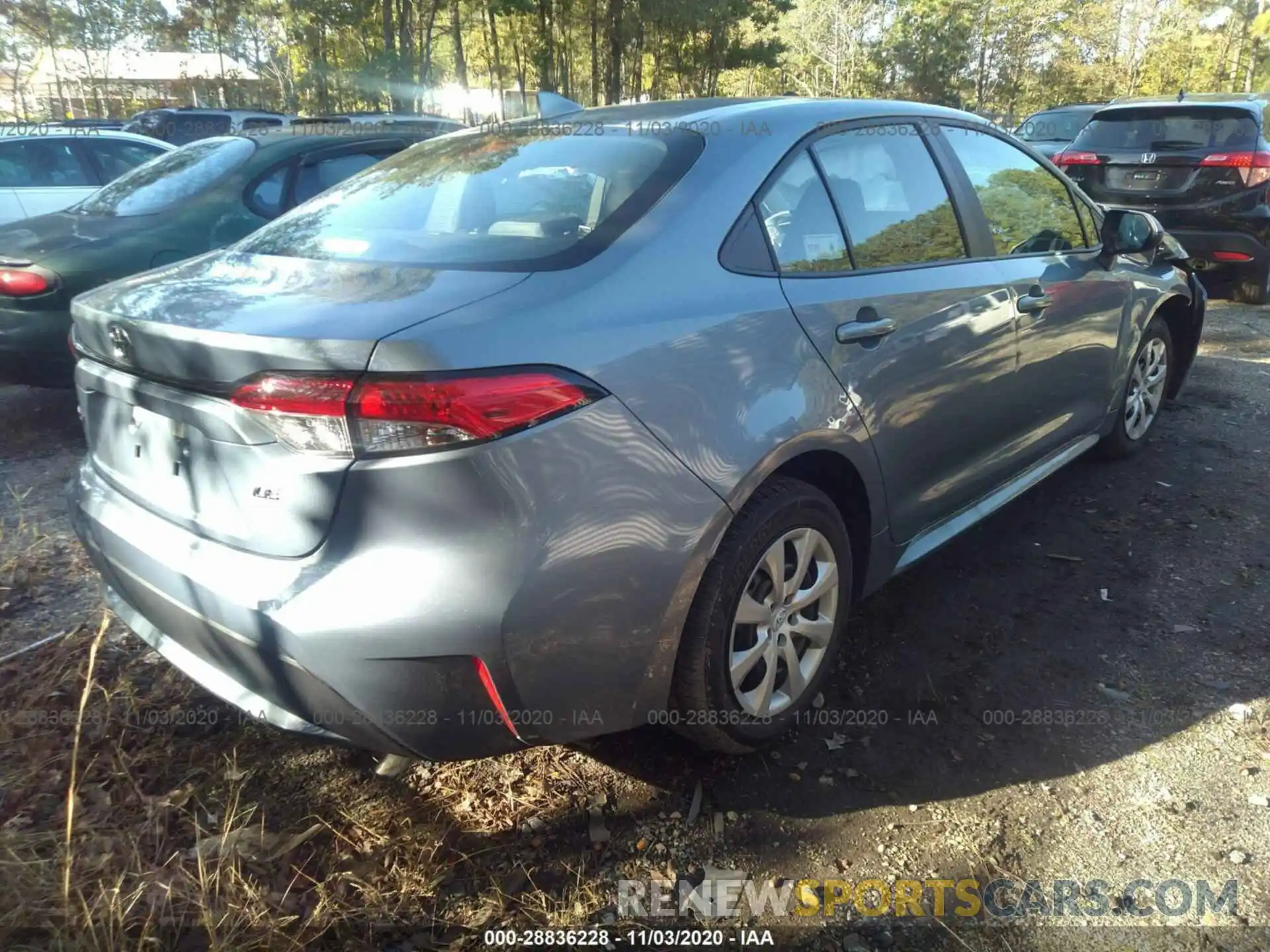 4 Photograph of a damaged car 5YFEPMAE1MP167319 TOYOTA COROLLA 2021