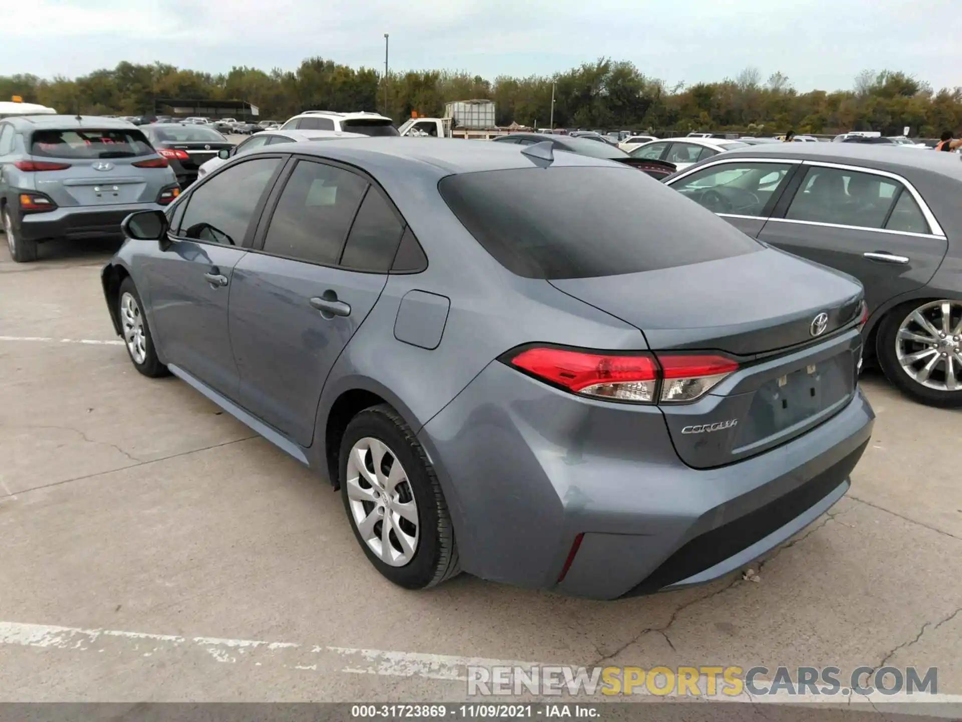 3 Photograph of a damaged car 5YFEPMAE1MP167322 TOYOTA COROLLA 2021