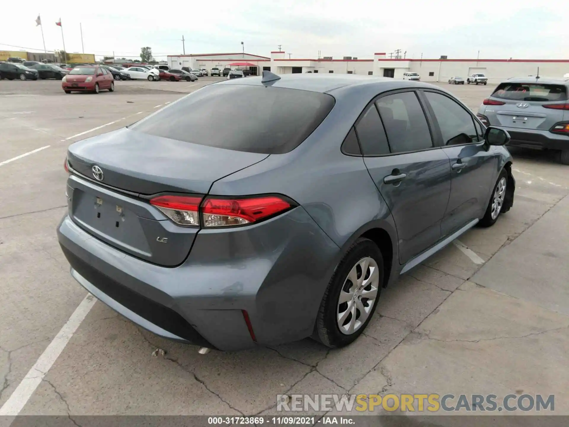 4 Photograph of a damaged car 5YFEPMAE1MP167322 TOYOTA COROLLA 2021