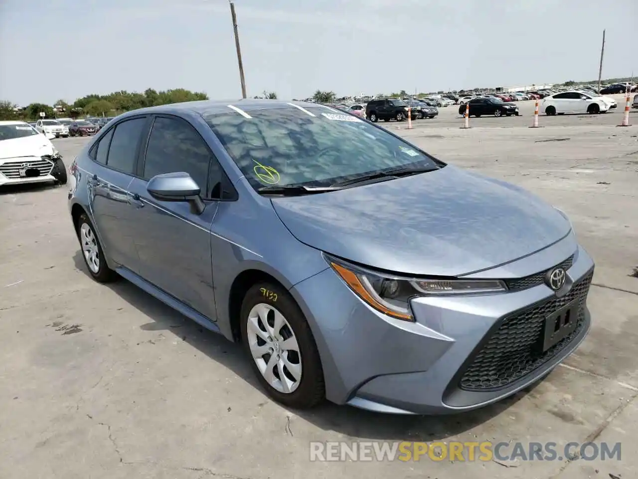 1 Photograph of a damaged car 5YFEPMAE1MP167532 TOYOTA COROLLA 2021