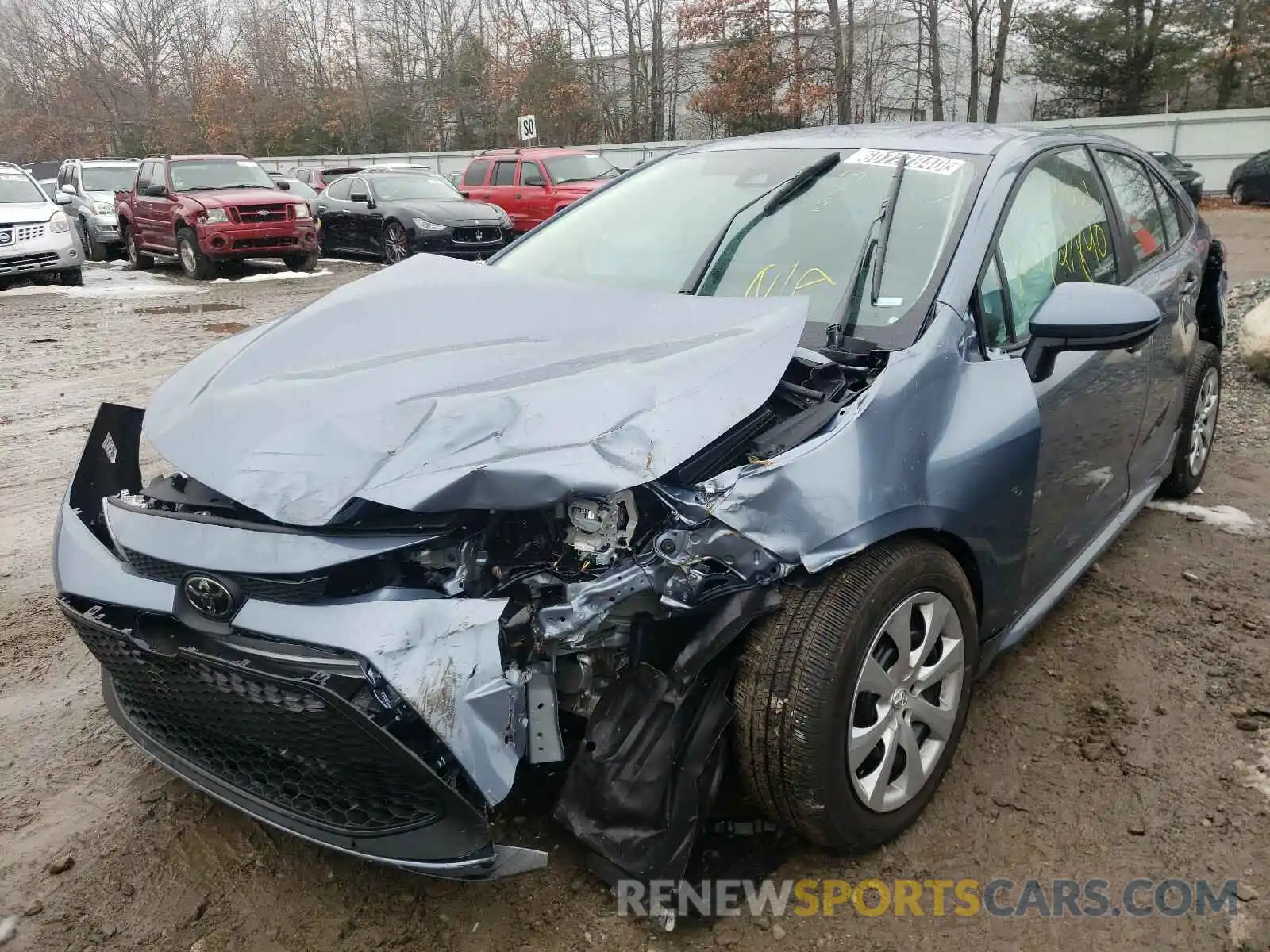 2 Photograph of a damaged car 5YFEPMAE1MP168129 TOYOTA COROLLA 2021