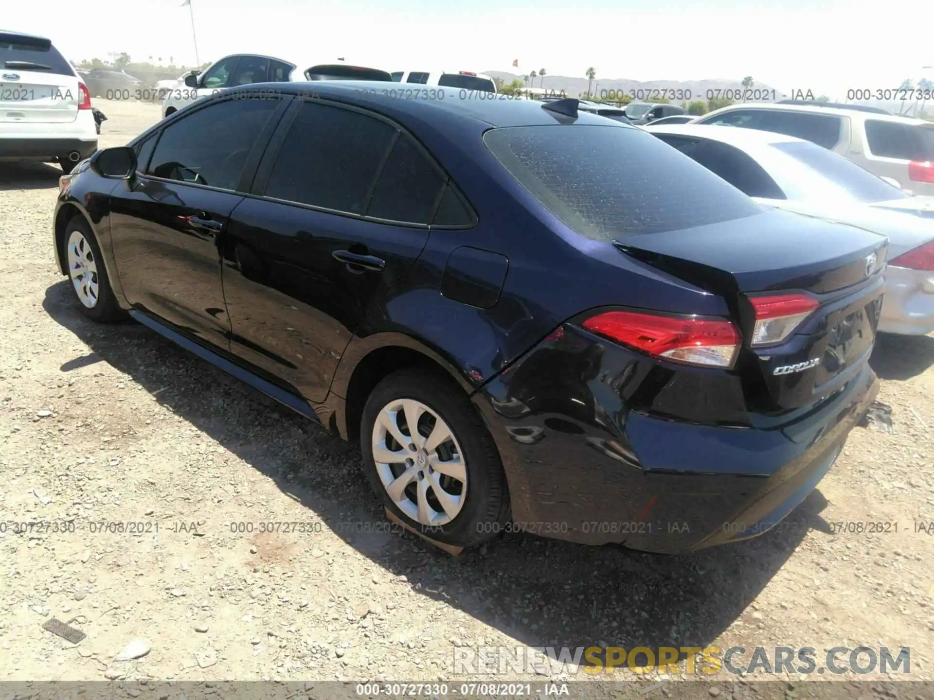 3 Photograph of a damaged car 5YFEPMAE1MP169376 TOYOTA COROLLA 2021