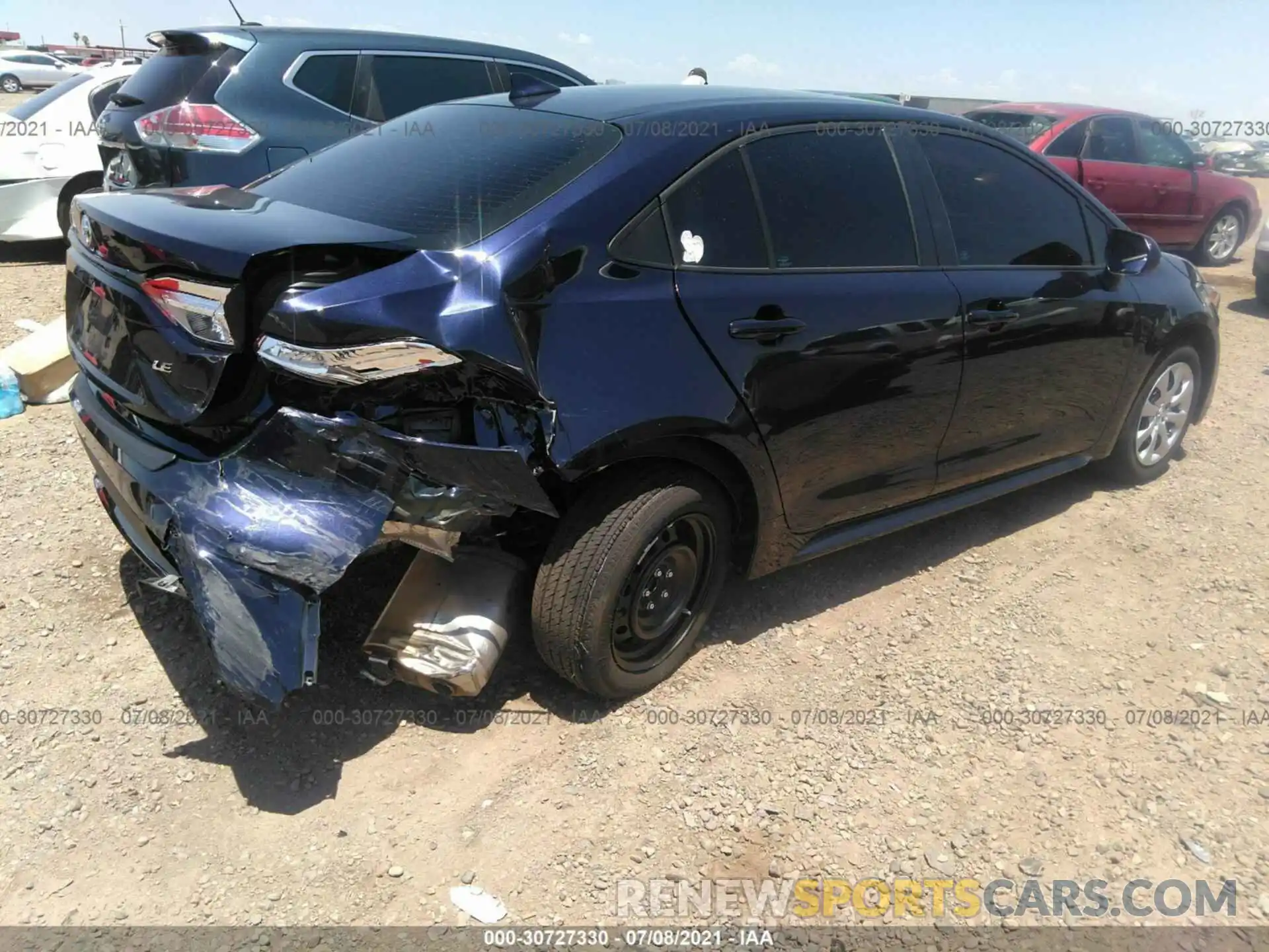 4 Photograph of a damaged car 5YFEPMAE1MP169376 TOYOTA COROLLA 2021