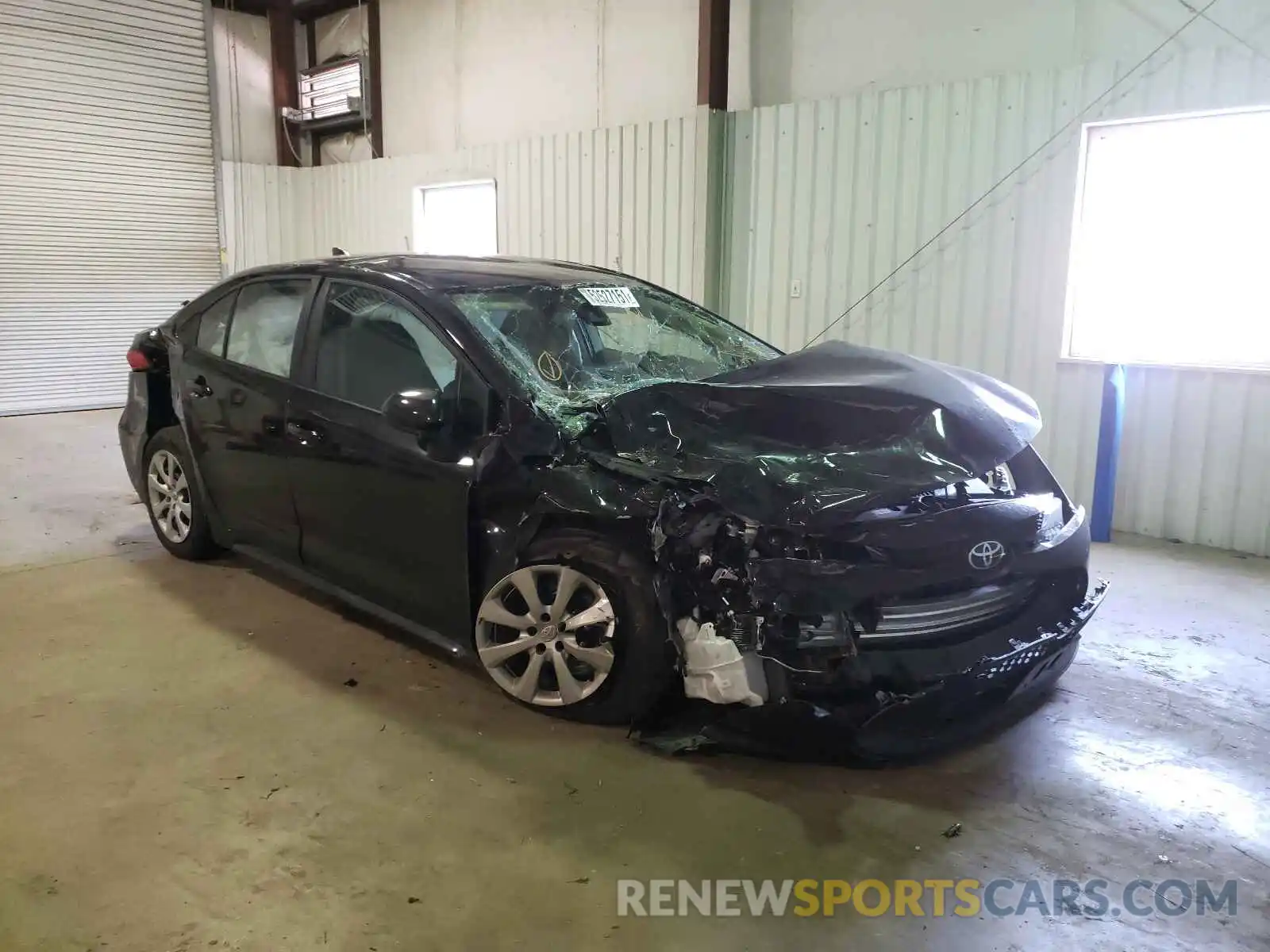 1 Photograph of a damaged car 5YFEPMAE1MP169684 TOYOTA COROLLA 2021