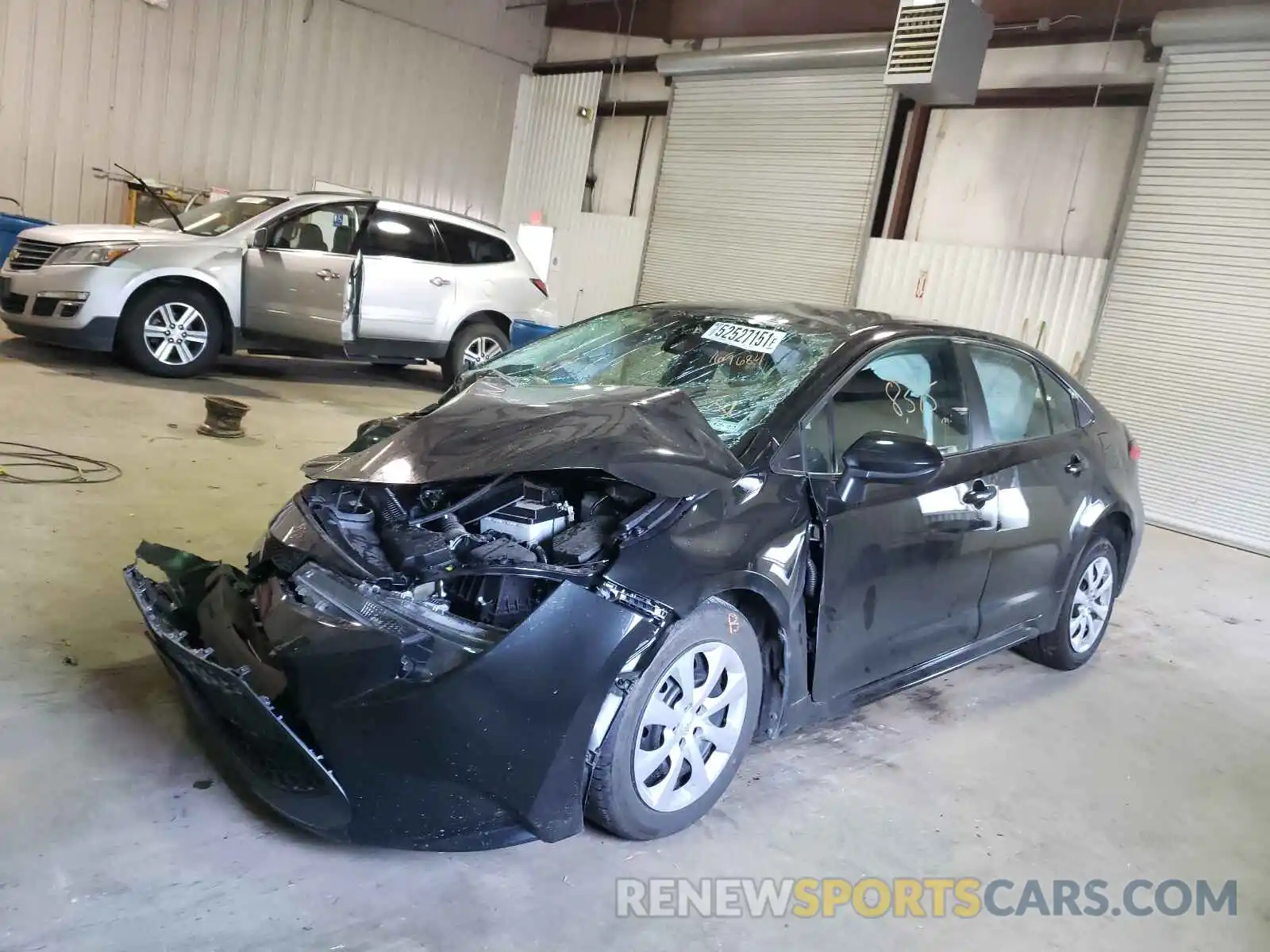 2 Photograph of a damaged car 5YFEPMAE1MP169684 TOYOTA COROLLA 2021