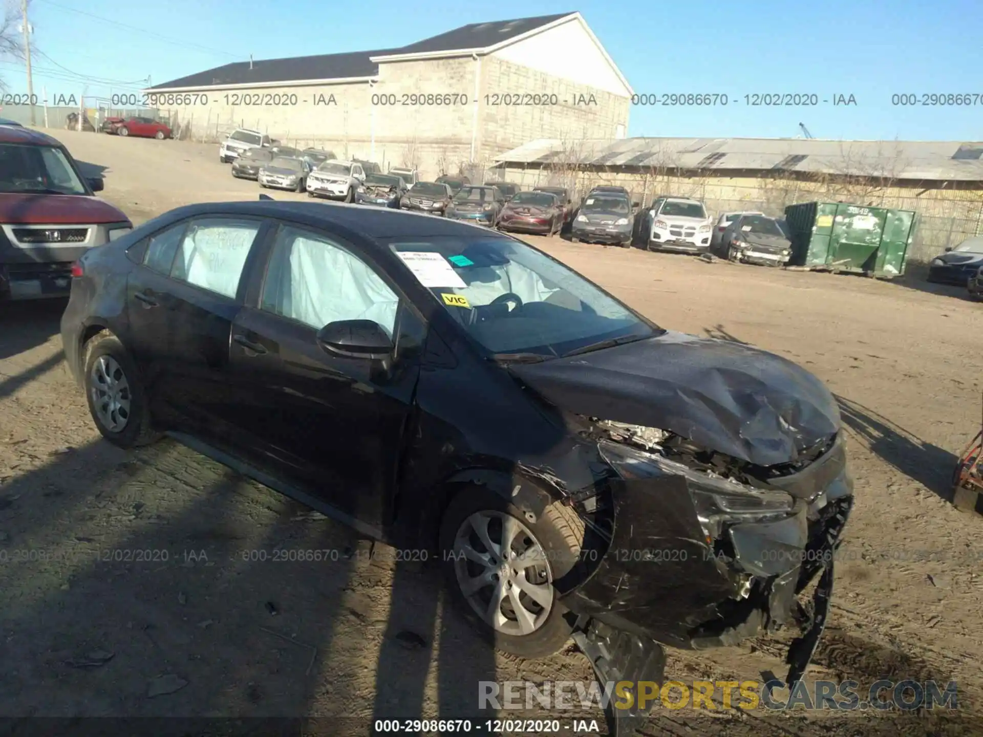 1 Photograph of a damaged car 5YFEPMAE1MP169734 TOYOTA COROLLA 2021