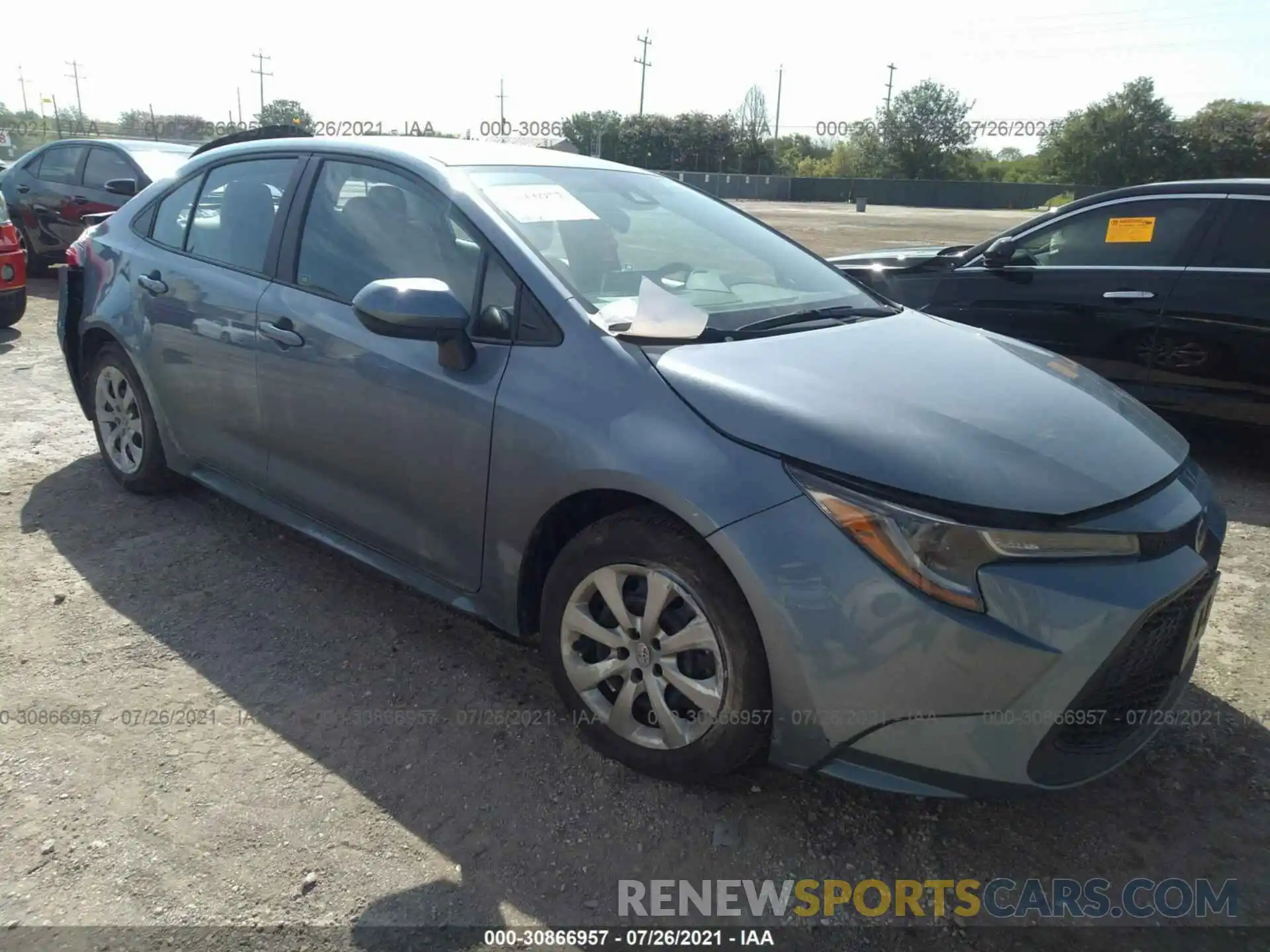 1 Photograph of a damaged car 5YFEPMAE1MP170284 TOYOTA COROLLA 2021