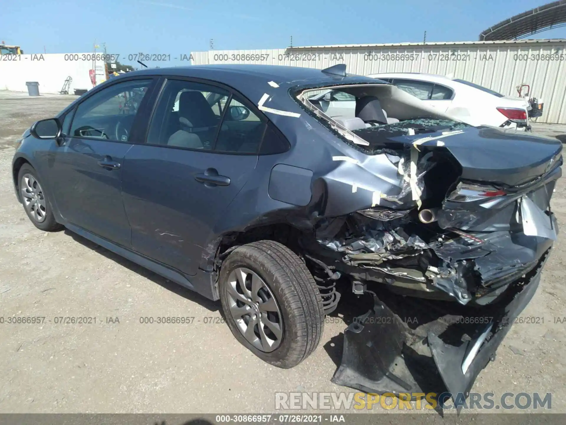 3 Photograph of a damaged car 5YFEPMAE1MP170284 TOYOTA COROLLA 2021