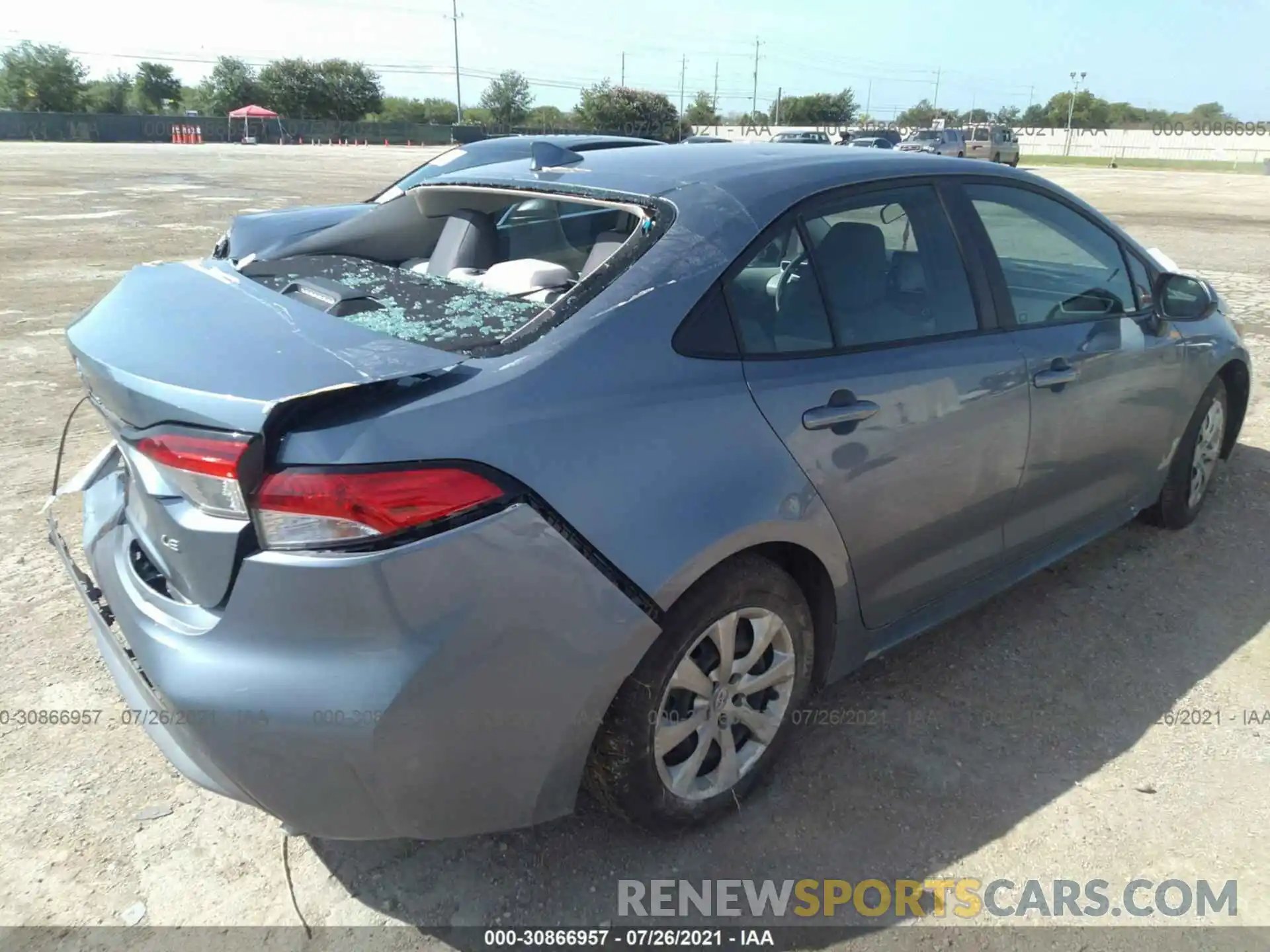 4 Photograph of a damaged car 5YFEPMAE1MP170284 TOYOTA COROLLA 2021