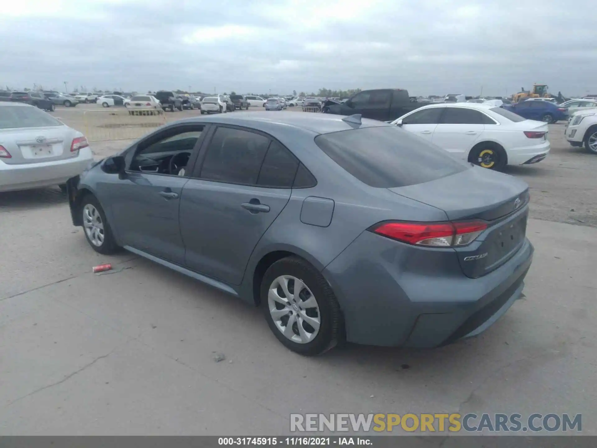 3 Photograph of a damaged car 5YFEPMAE1MP170768 TOYOTA COROLLA 2021