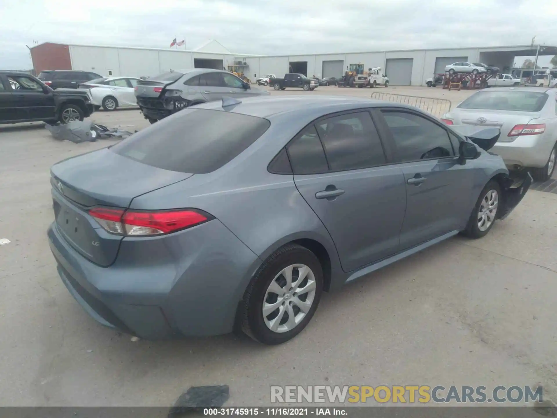 4 Photograph of a damaged car 5YFEPMAE1MP170768 TOYOTA COROLLA 2021