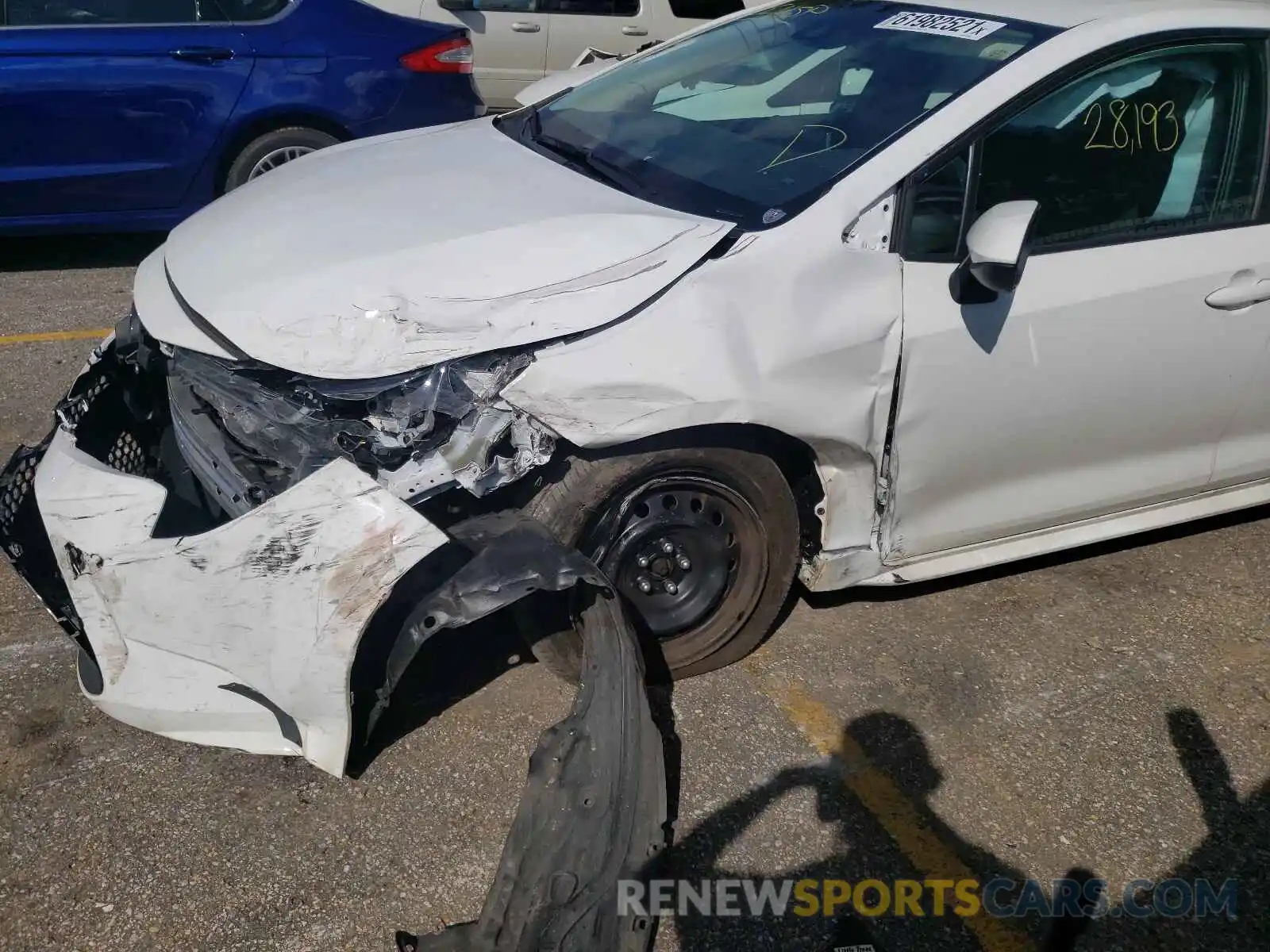 9 Photograph of a damaged car 5YFEPMAE1MP172228 TOYOTA COROLLA 2021