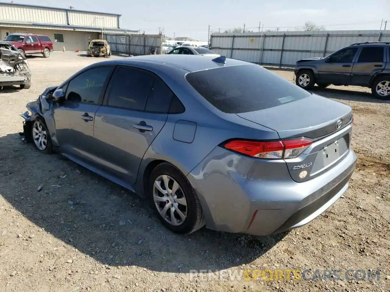 3 Photograph of a damaged car 5YFEPMAE1MP173539 TOYOTA COROLLA 2021