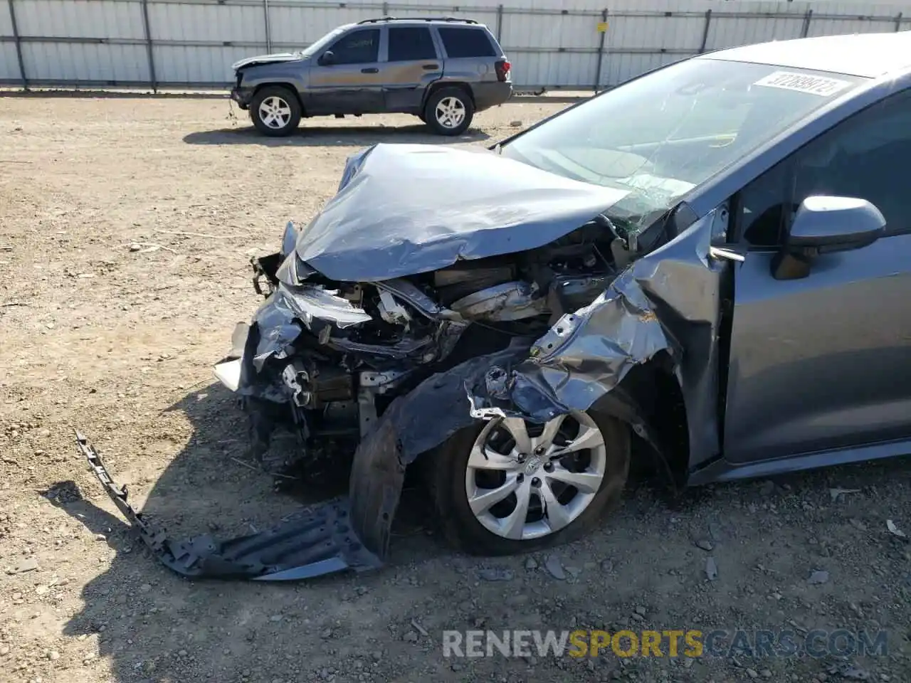 9 Photograph of a damaged car 5YFEPMAE1MP173539 TOYOTA COROLLA 2021