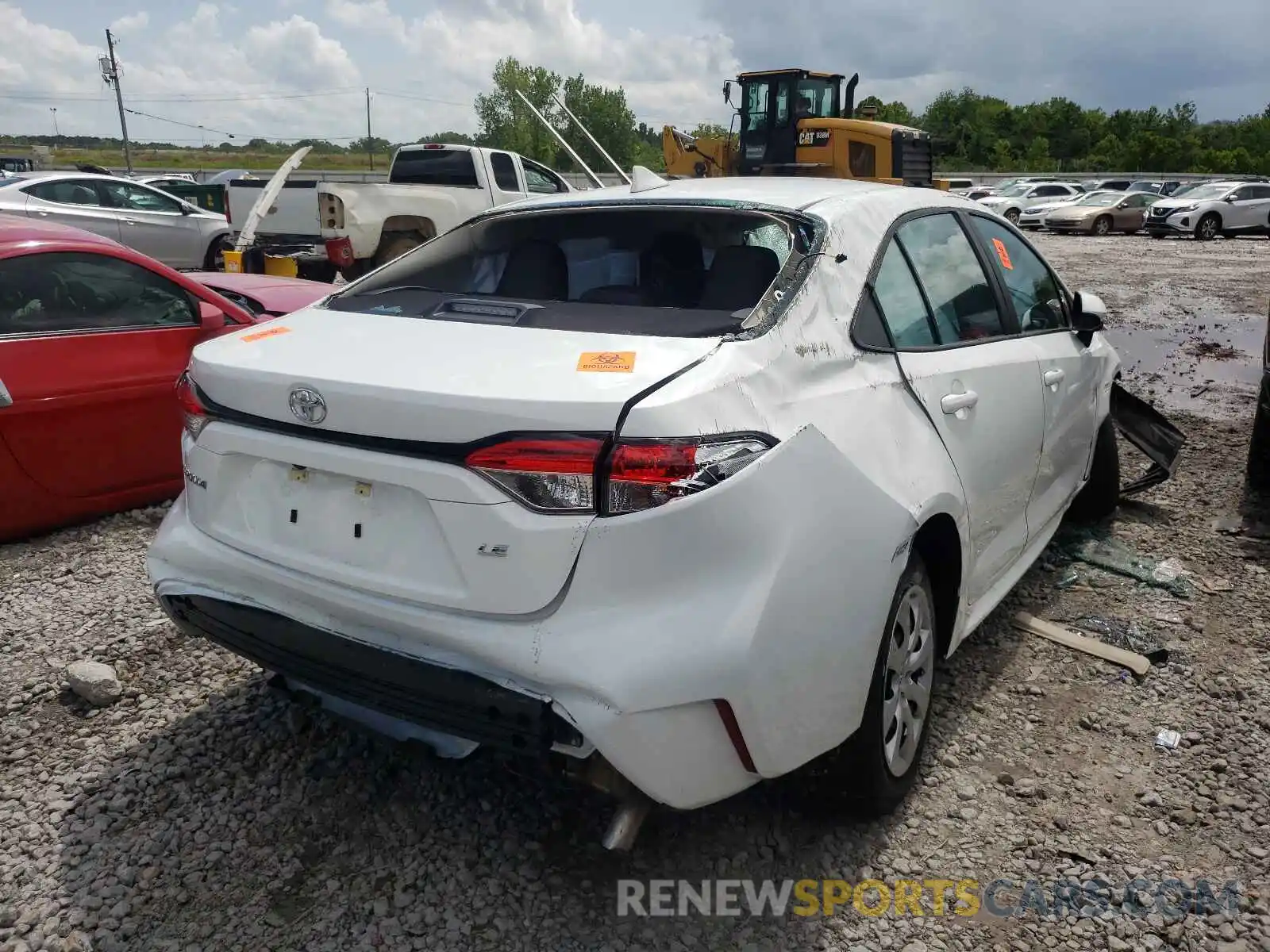 4 Photograph of a damaged car 5YFEPMAE1MP174268 TOYOTA COROLLA 2021