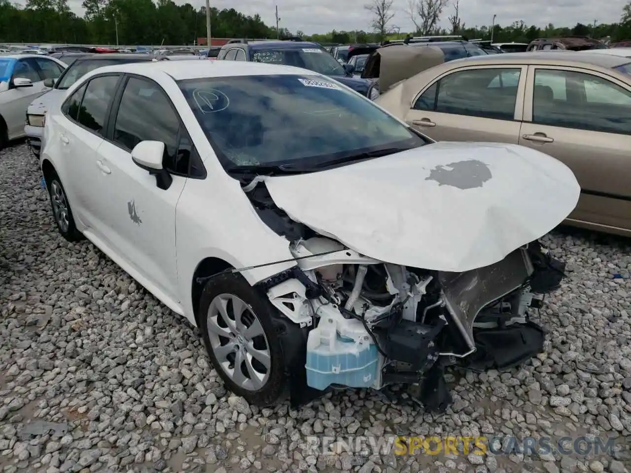 1 Photograph of a damaged car 5YFEPMAE1MP174433 TOYOTA COROLLA 2021