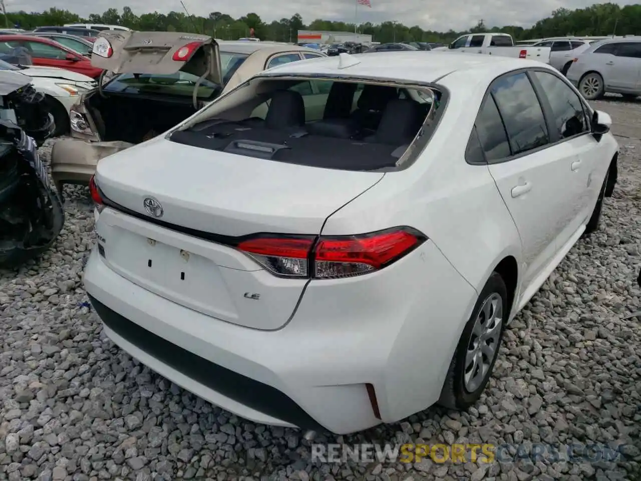 4 Photograph of a damaged car 5YFEPMAE1MP174433 TOYOTA COROLLA 2021