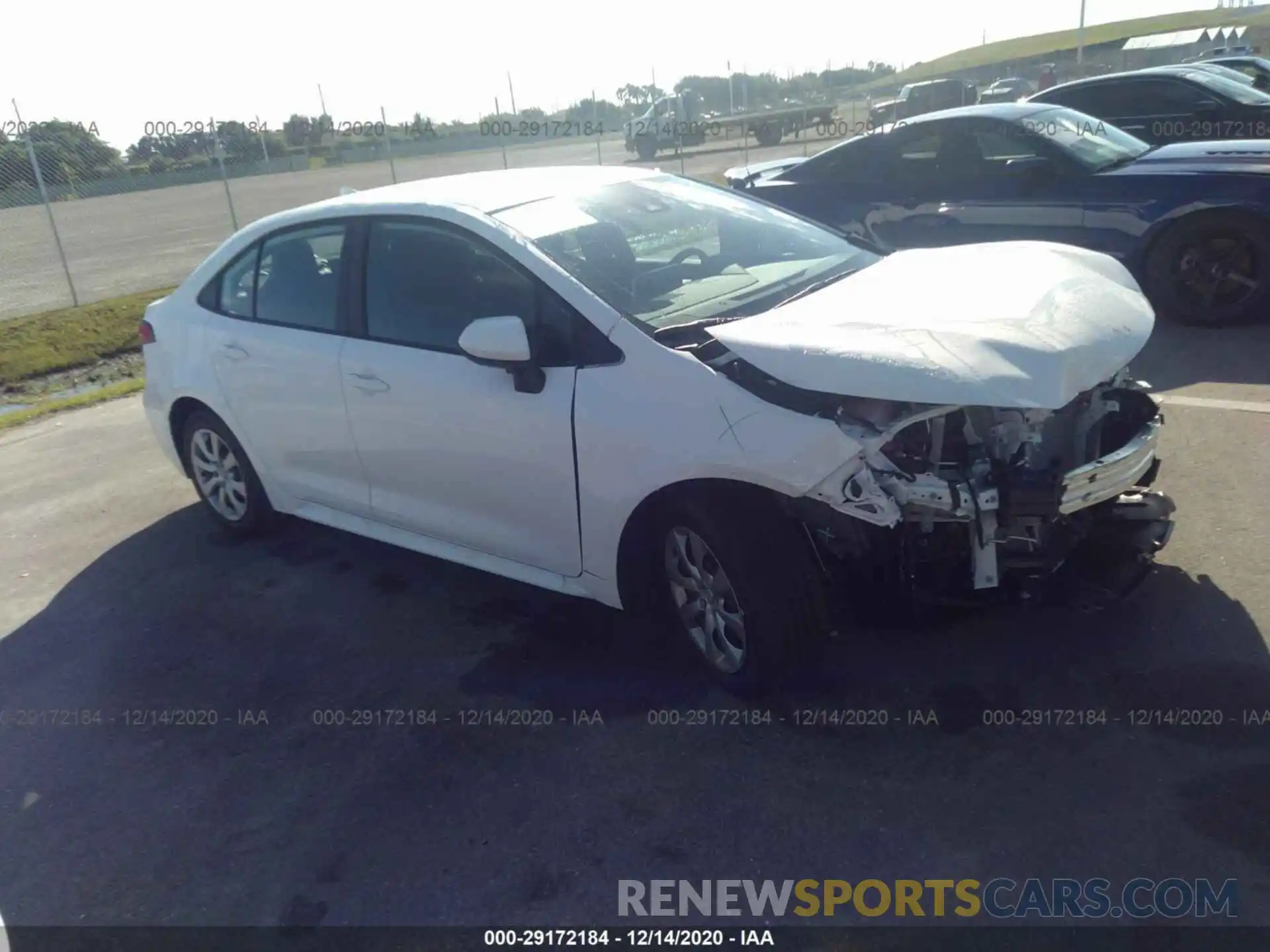 1 Photograph of a damaged car 5YFEPMAE1MP174853 TOYOTA COROLLA 2021