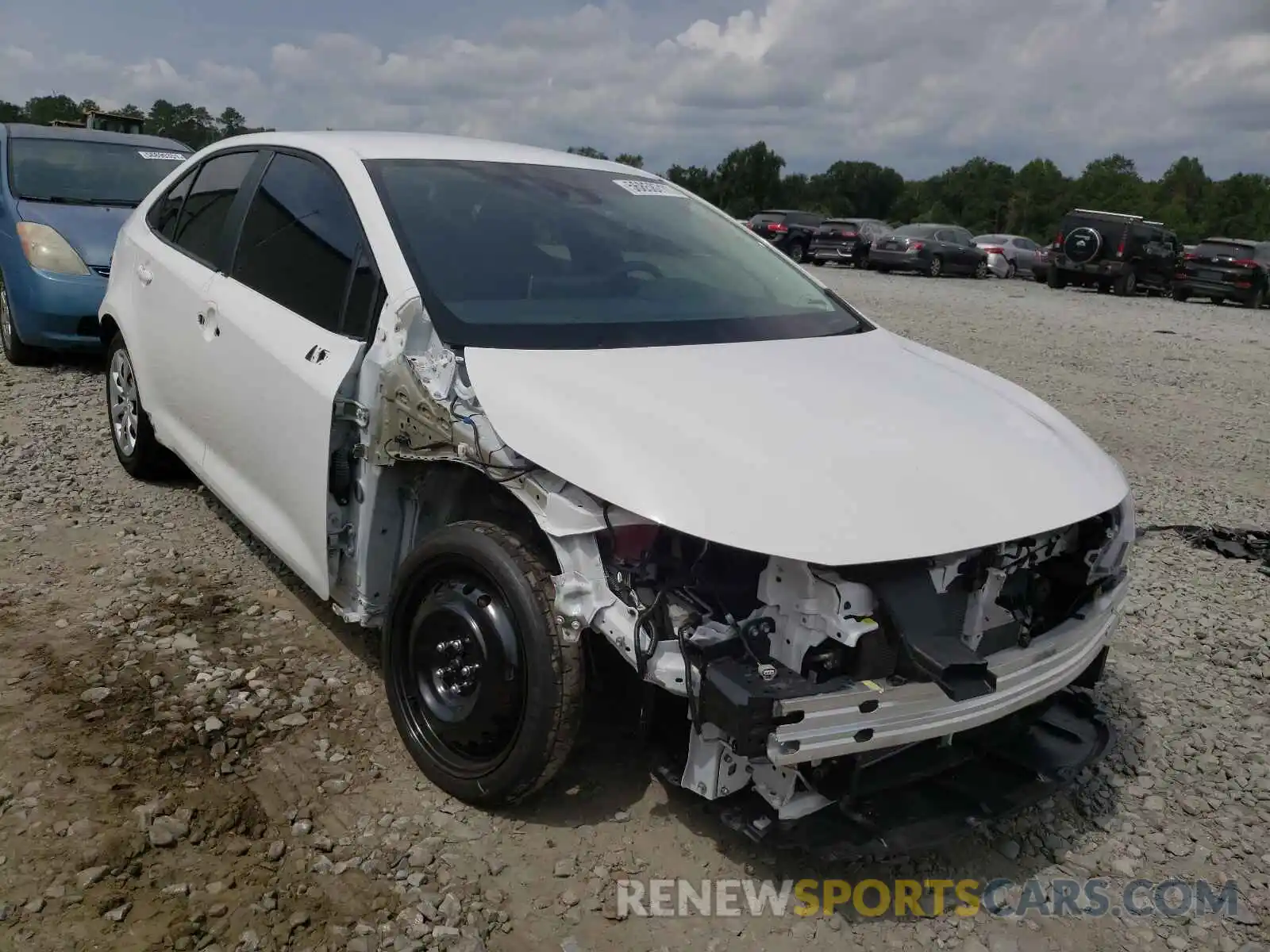 1 Photograph of a damaged car 5YFEPMAE1MP174870 TOYOTA COROLLA 2021