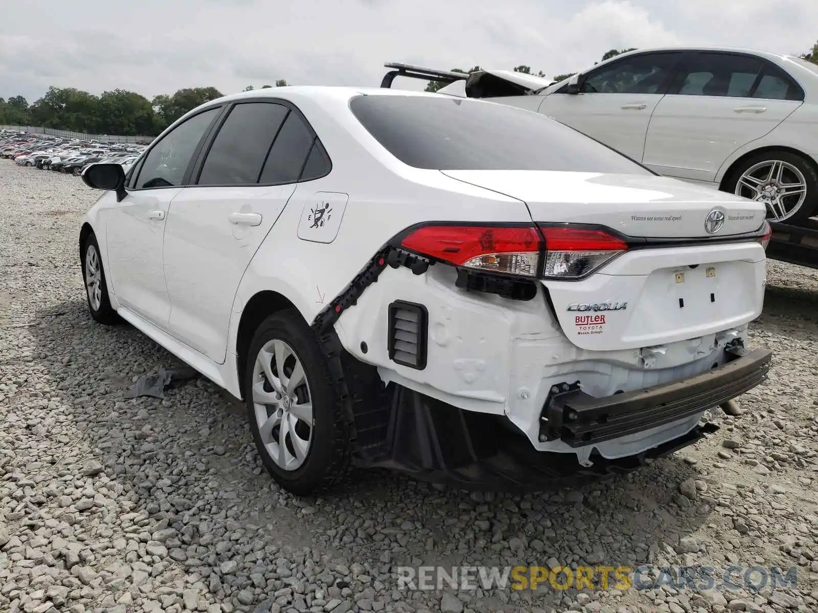 3 Photograph of a damaged car 5YFEPMAE1MP174870 TOYOTA COROLLA 2021