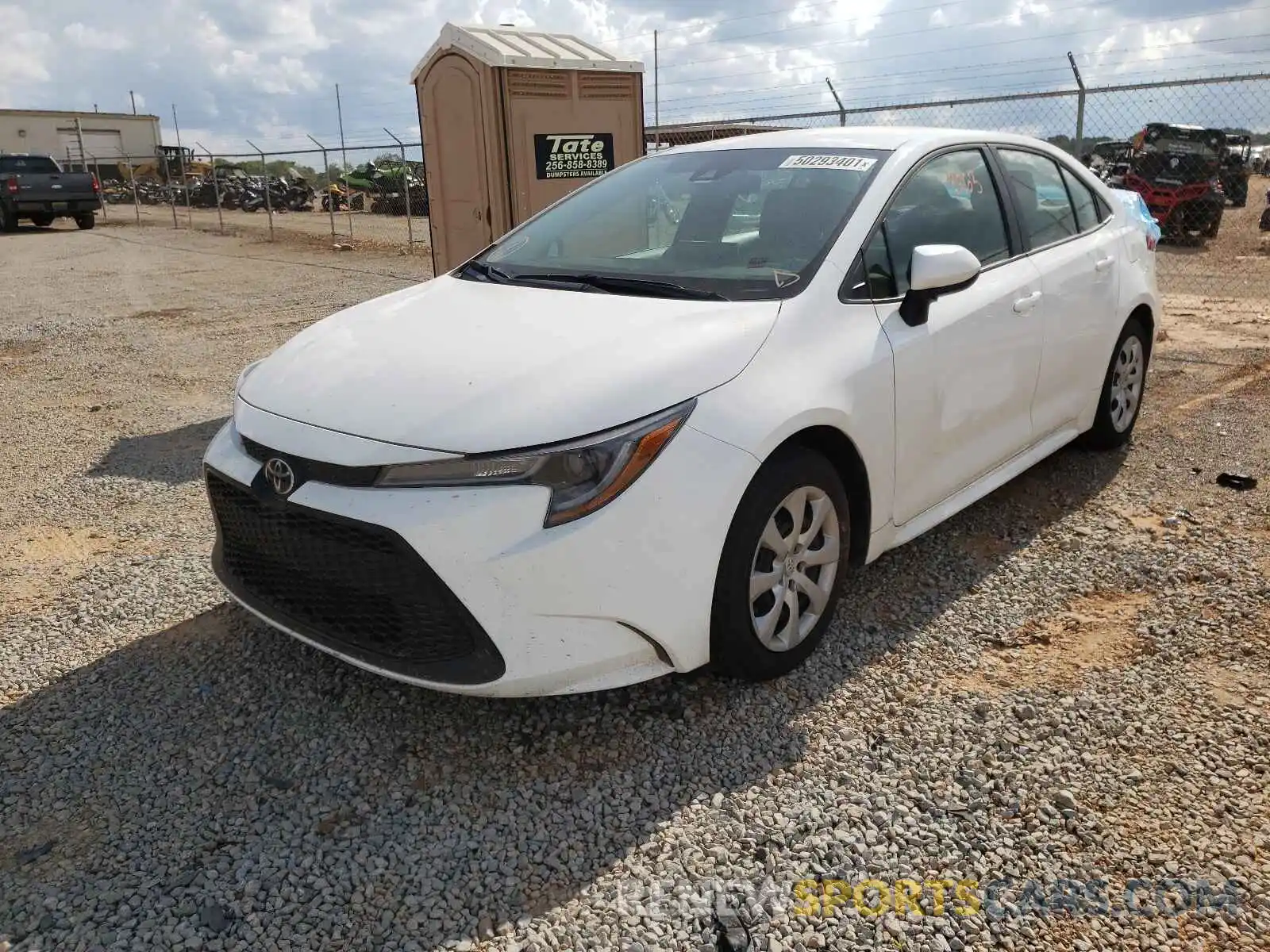 2 Photograph of a damaged car 5YFEPMAE1MP175775 TOYOTA COROLLA 2021